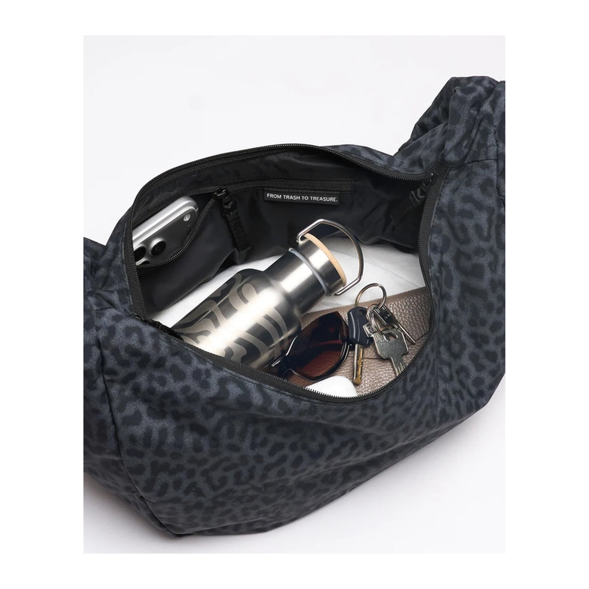 GOT BAG Moon Bag Ruffle Cat Shark black