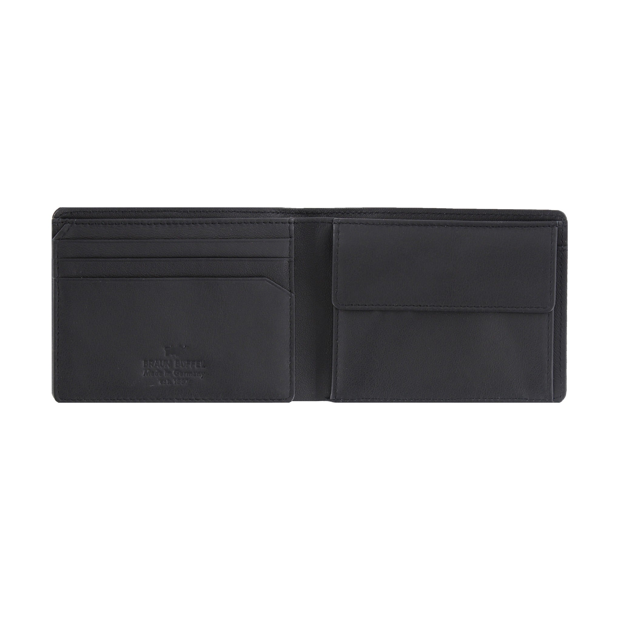 Braun Büffel ARIZONA RFID Scheintasche QF schwarz