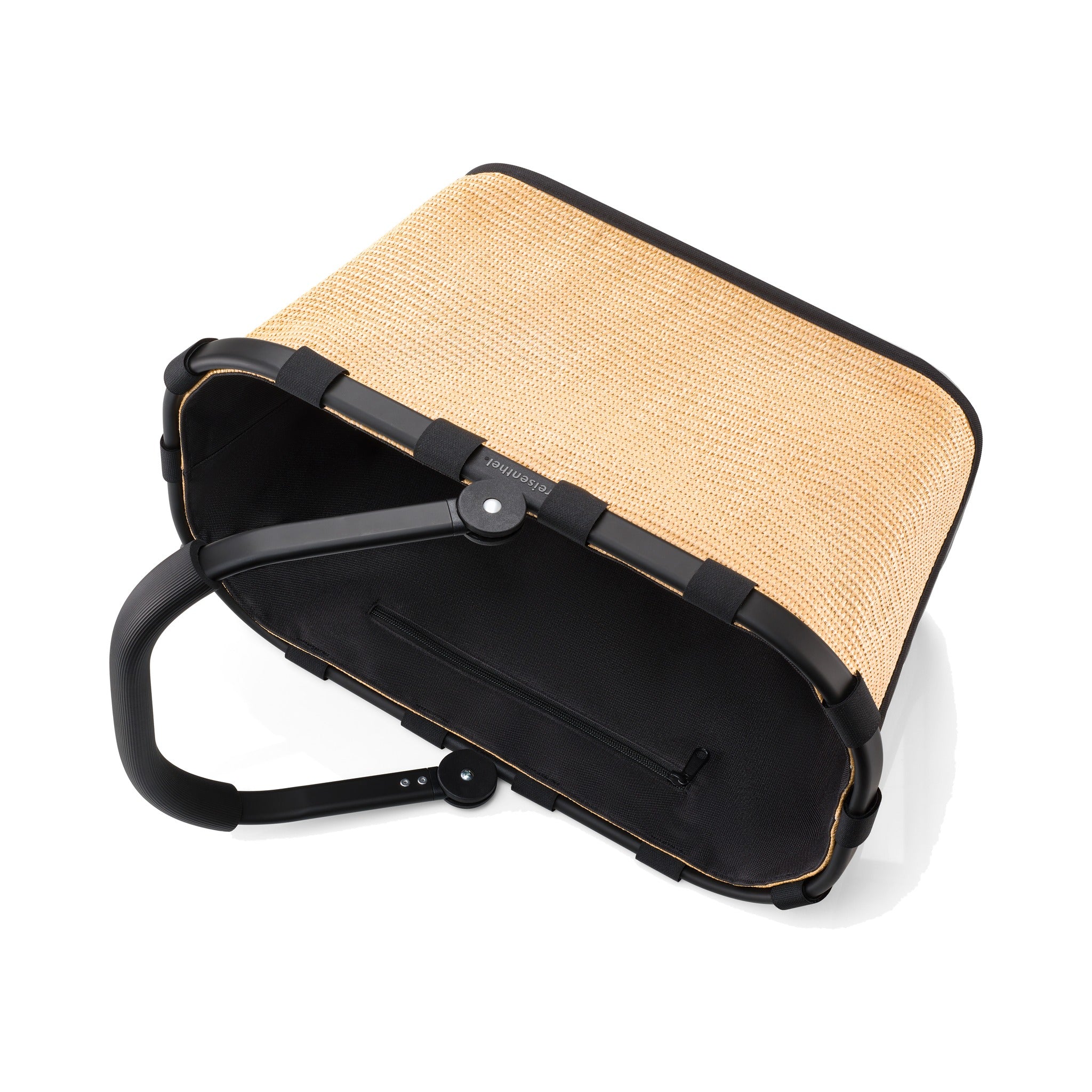 Reisenthel carrybag frame raffia black