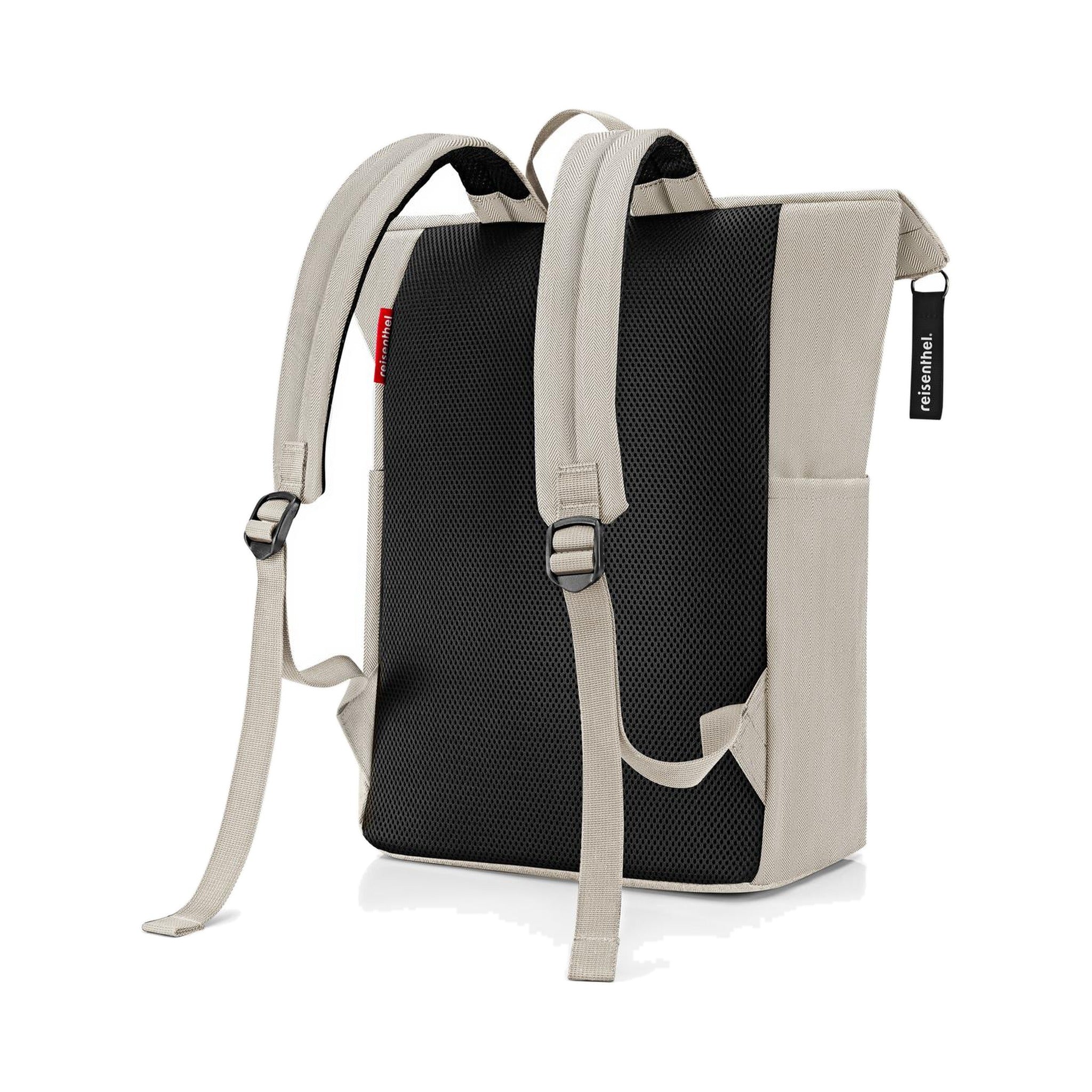 Reisenthel rolltop backpack herringbone