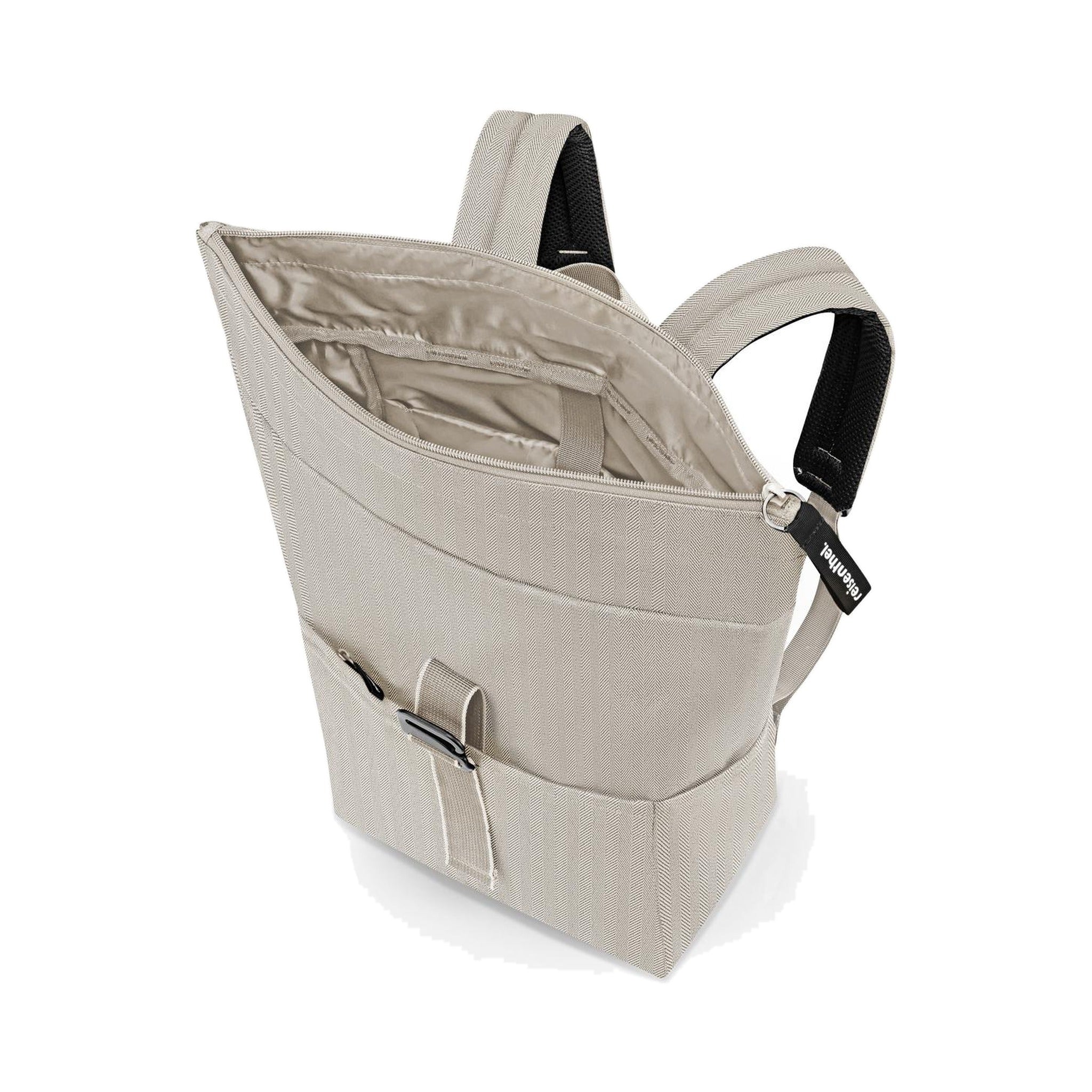 Reisenthel rolltop backpack herringbone