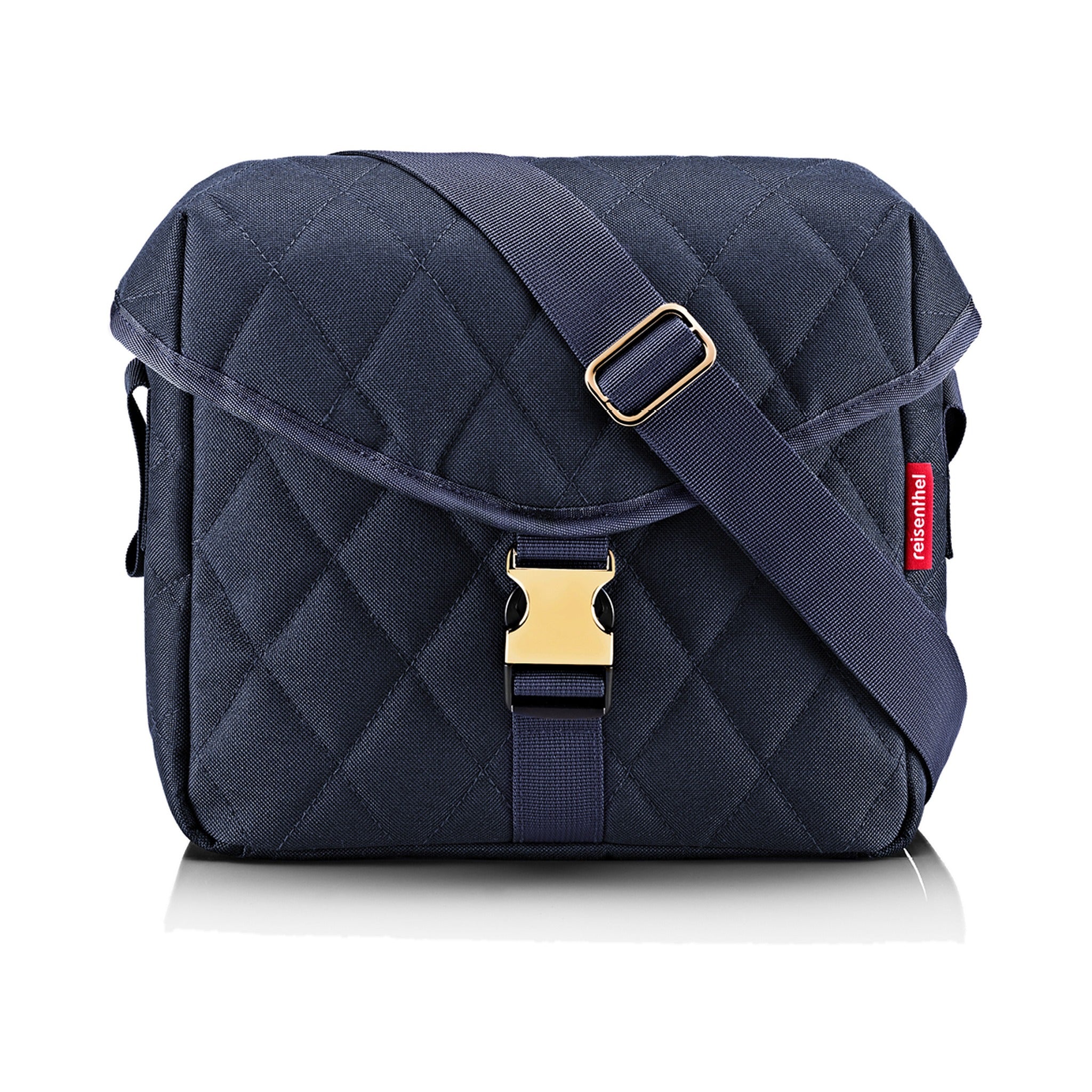 Reisenthel saddle bag M rhombus midnight gold