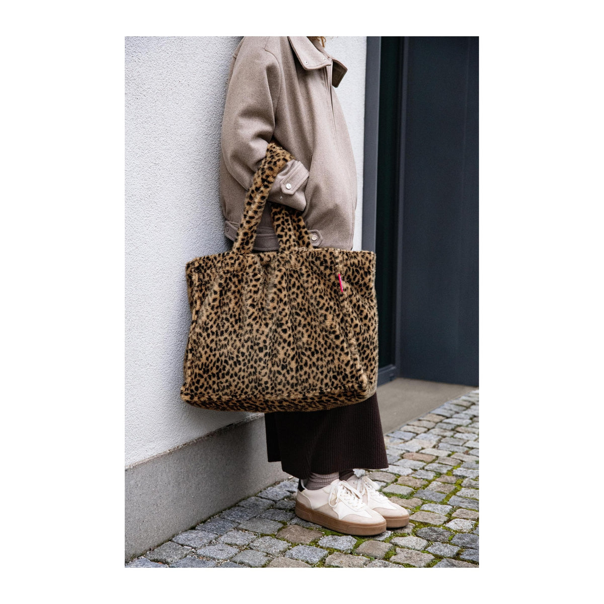Reisenthel softshopper leo fake fur