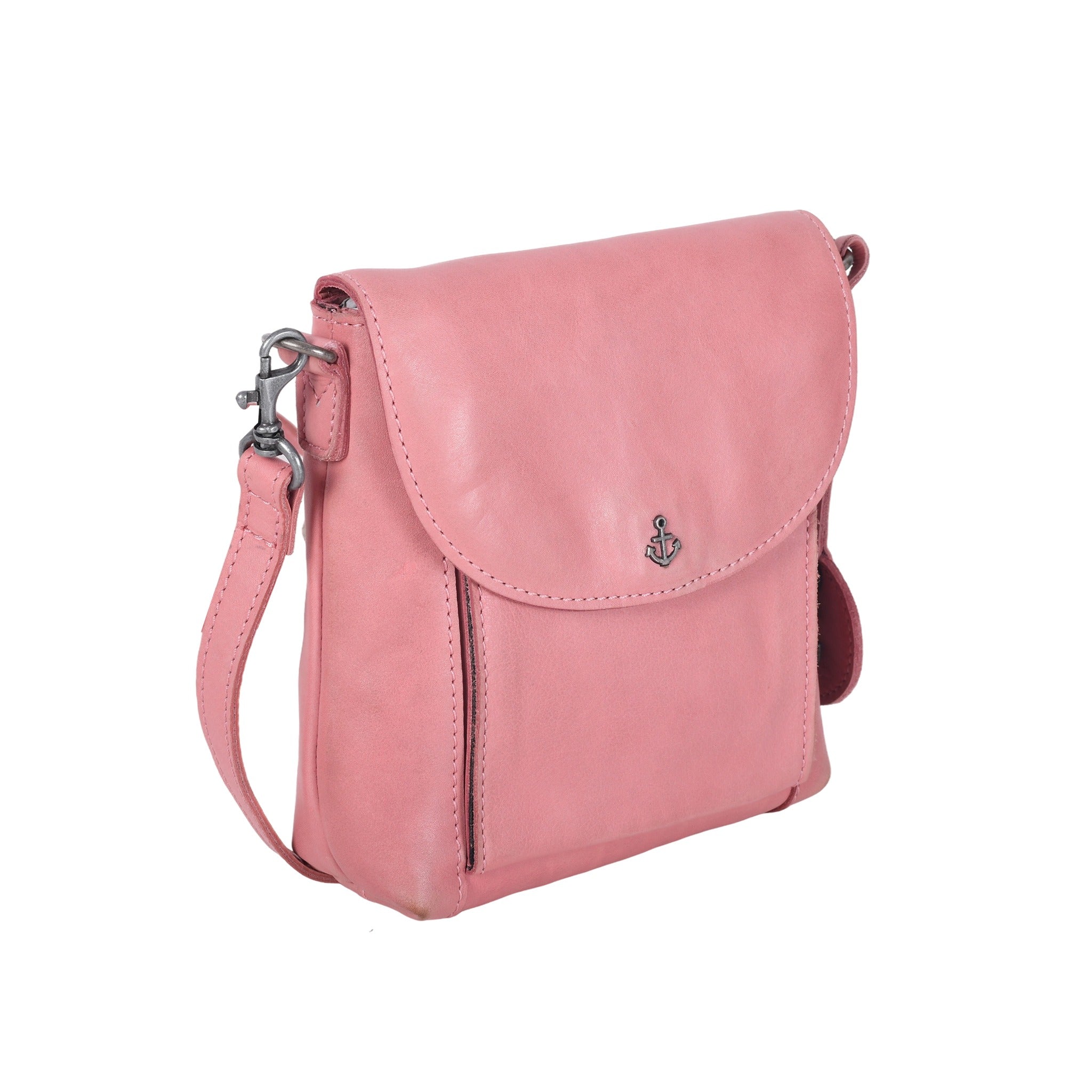 Harbour 2nd Überschlagtasche IBEN Leder flamingo
