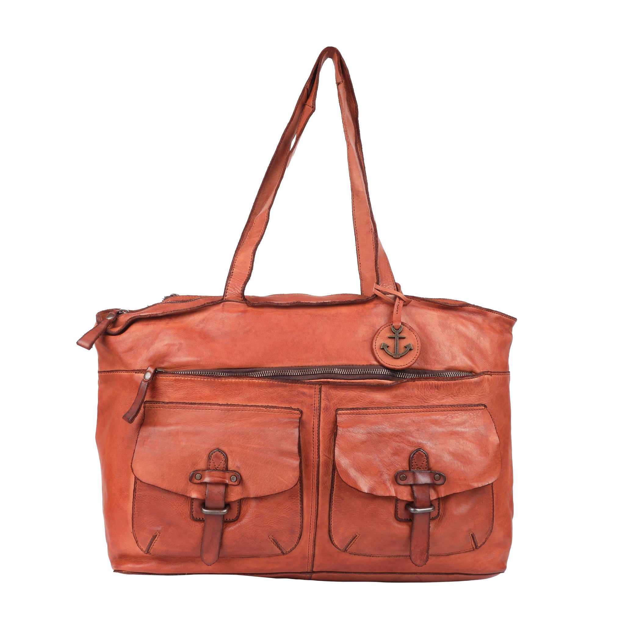 Harbour 2nd Business-Shopper JORDAN Leder cognac