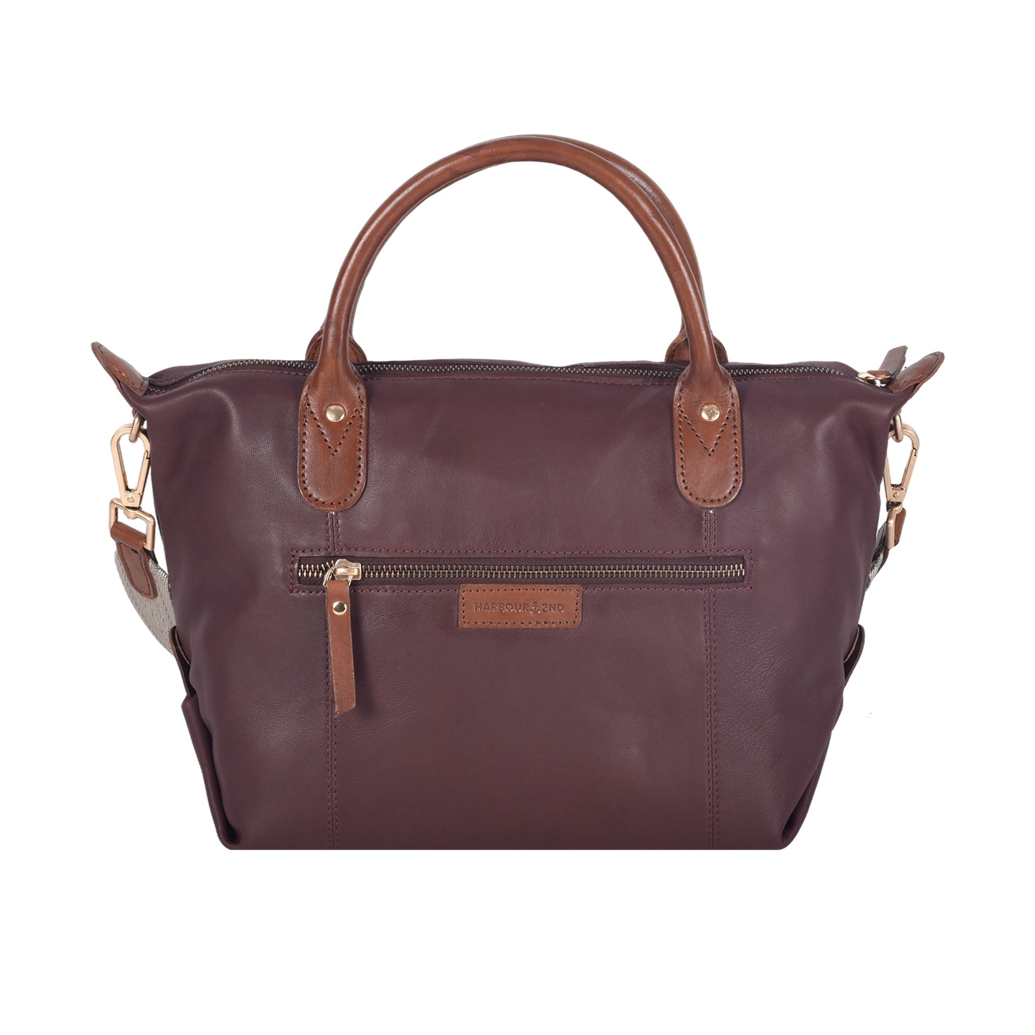 Harbour 2nd Kurzgrifftasche LUCIA M Lammnappaleder