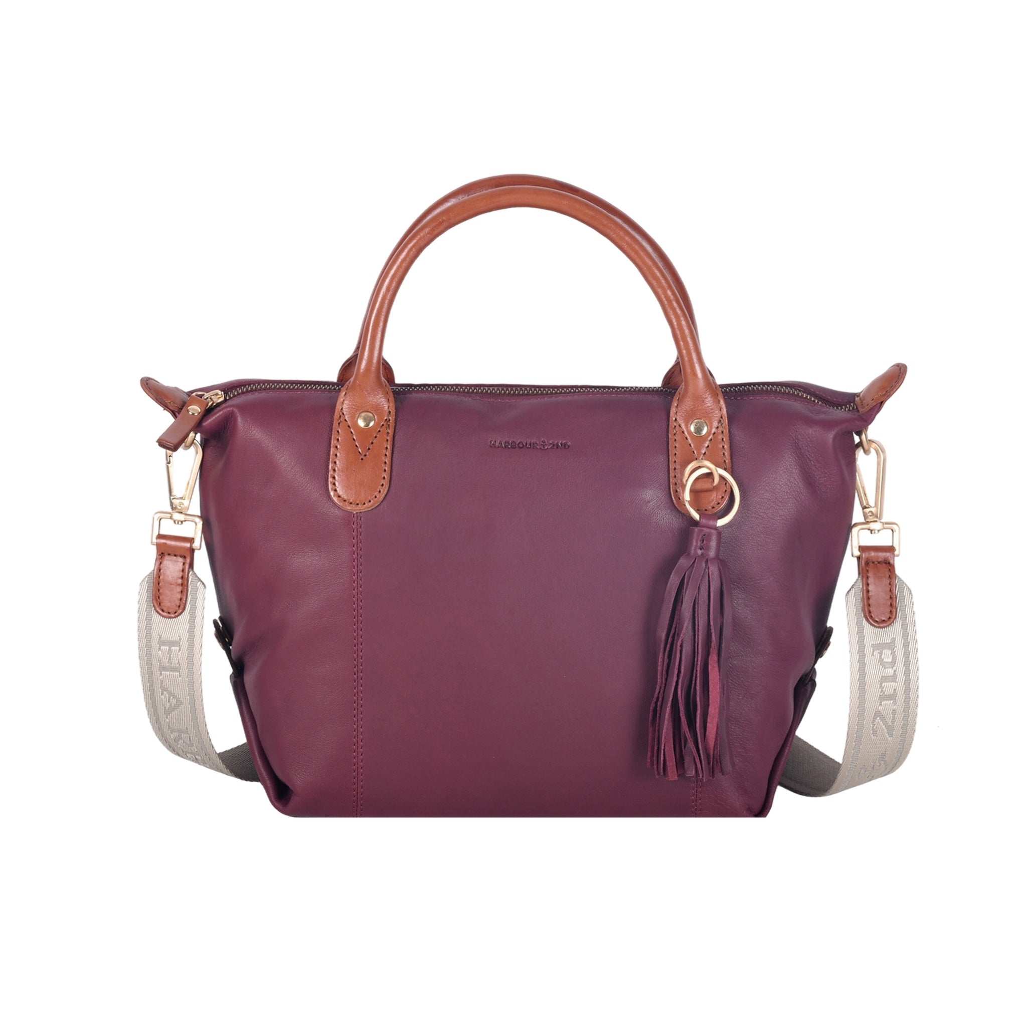 Harbour 2nd Kurzgrifftasche LUCIA M Lammnappaleder