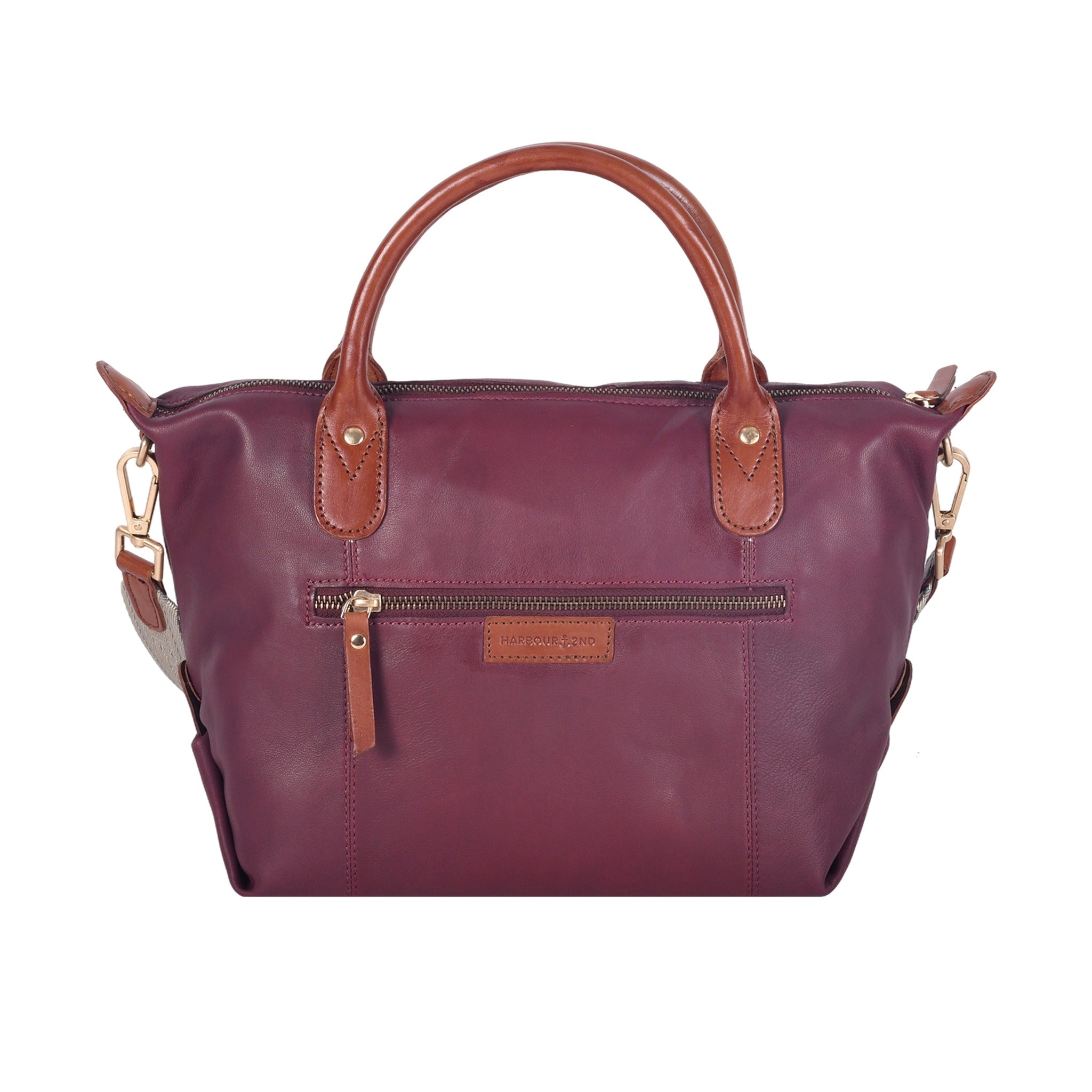 Harbour 2nd Kurzgrifftasche LUCIA M Lammnappaleder