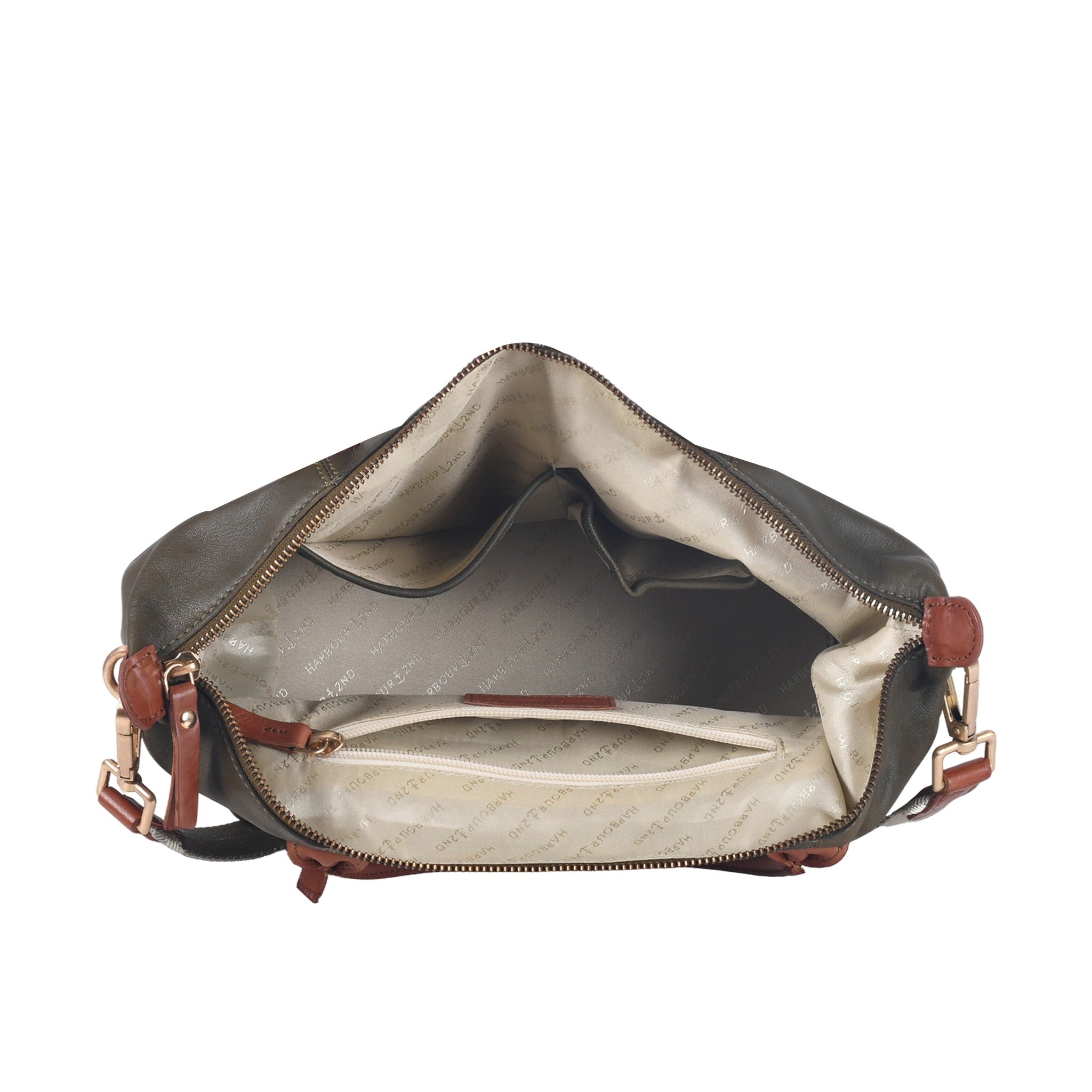 Harbour 2nd Kurzgrifftasche LUCIA M Lammnappaleder