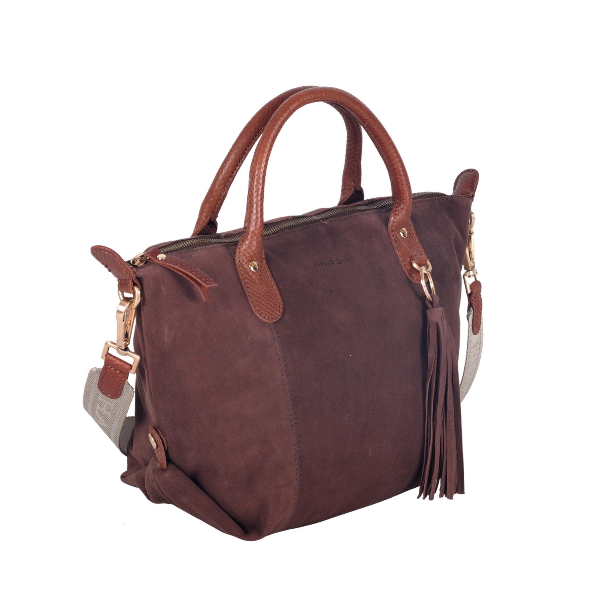 Hamled Kurzgrifftasche SOFIA M Velourleder