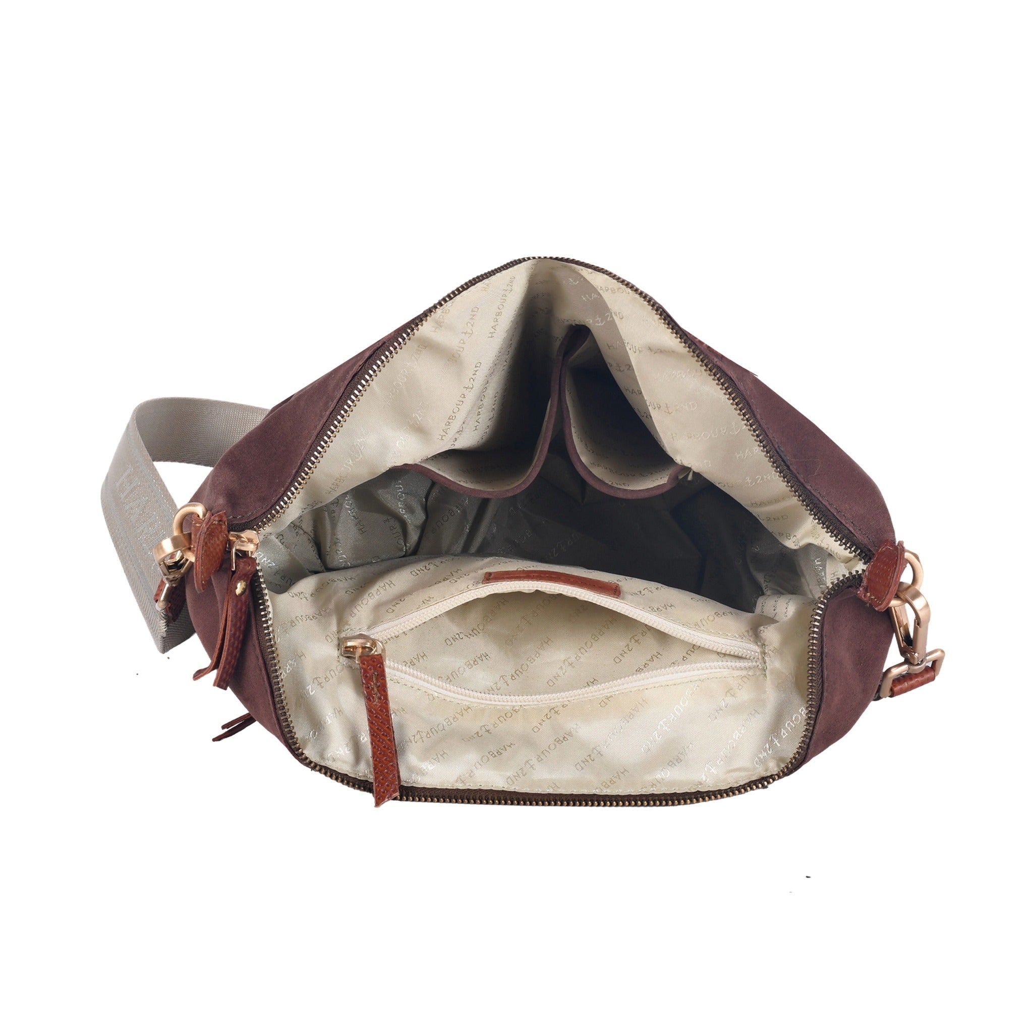 Hamled Kurzgrifftasche SOFIA M Velourleder