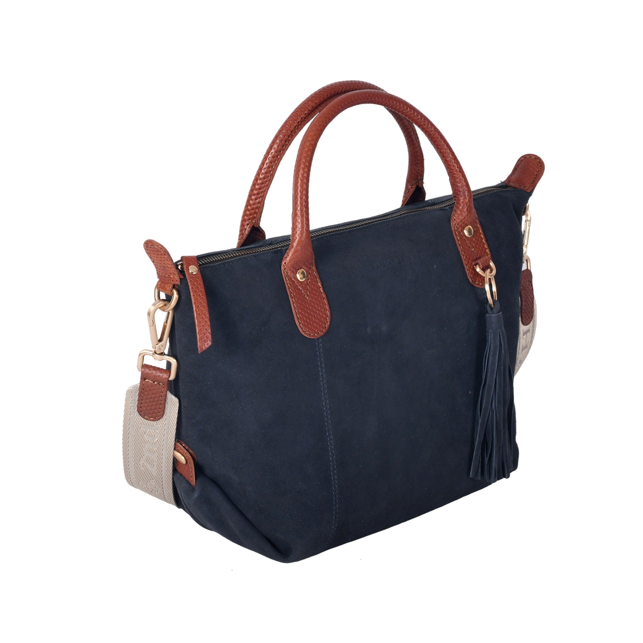 Hamled Kurzgrifftasche SOFIA M Velourleder