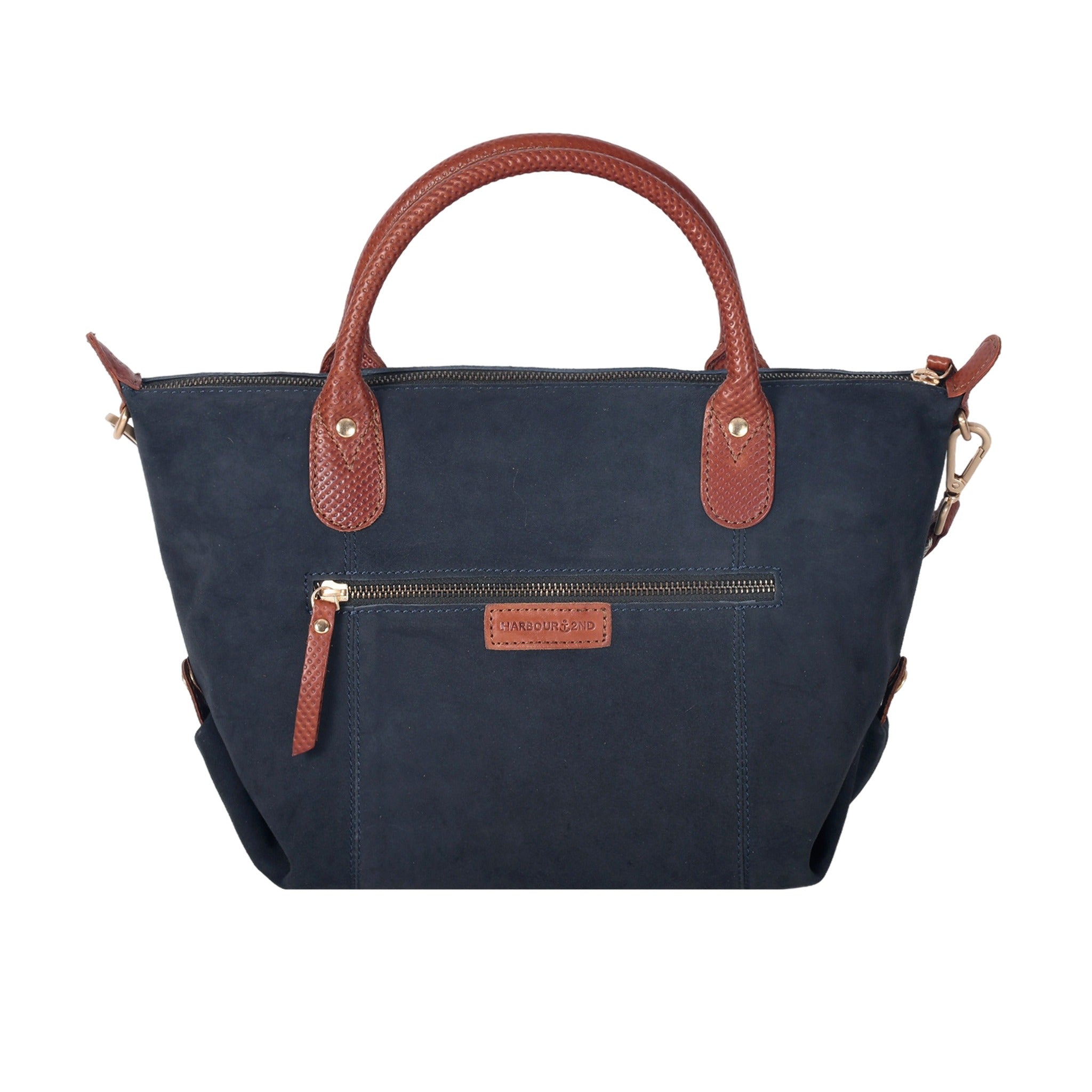 Hamled Kurzgrifftasche SOFIA M Velourleder