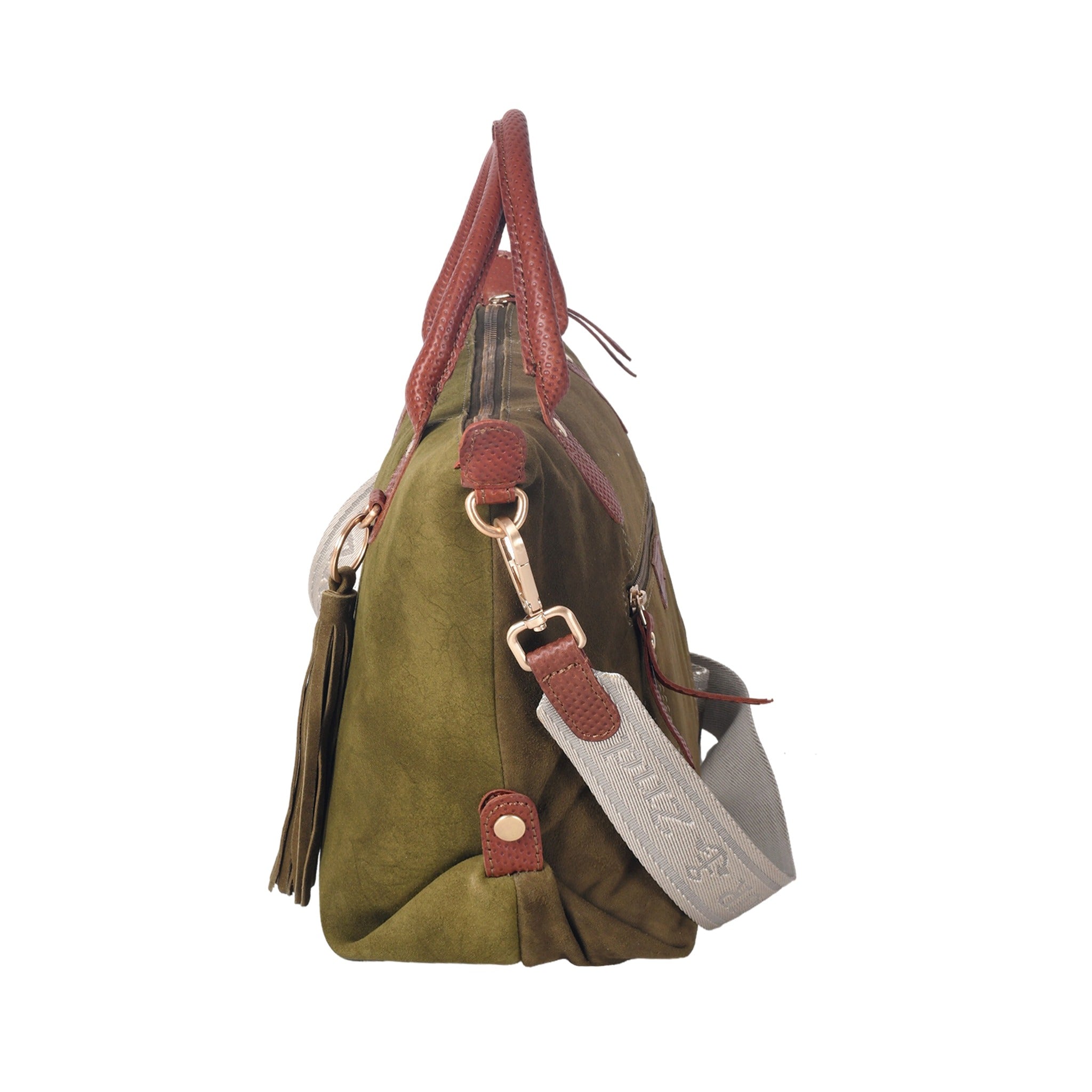 Hamled Kurzgrifftasche SOFIA M Velourleder