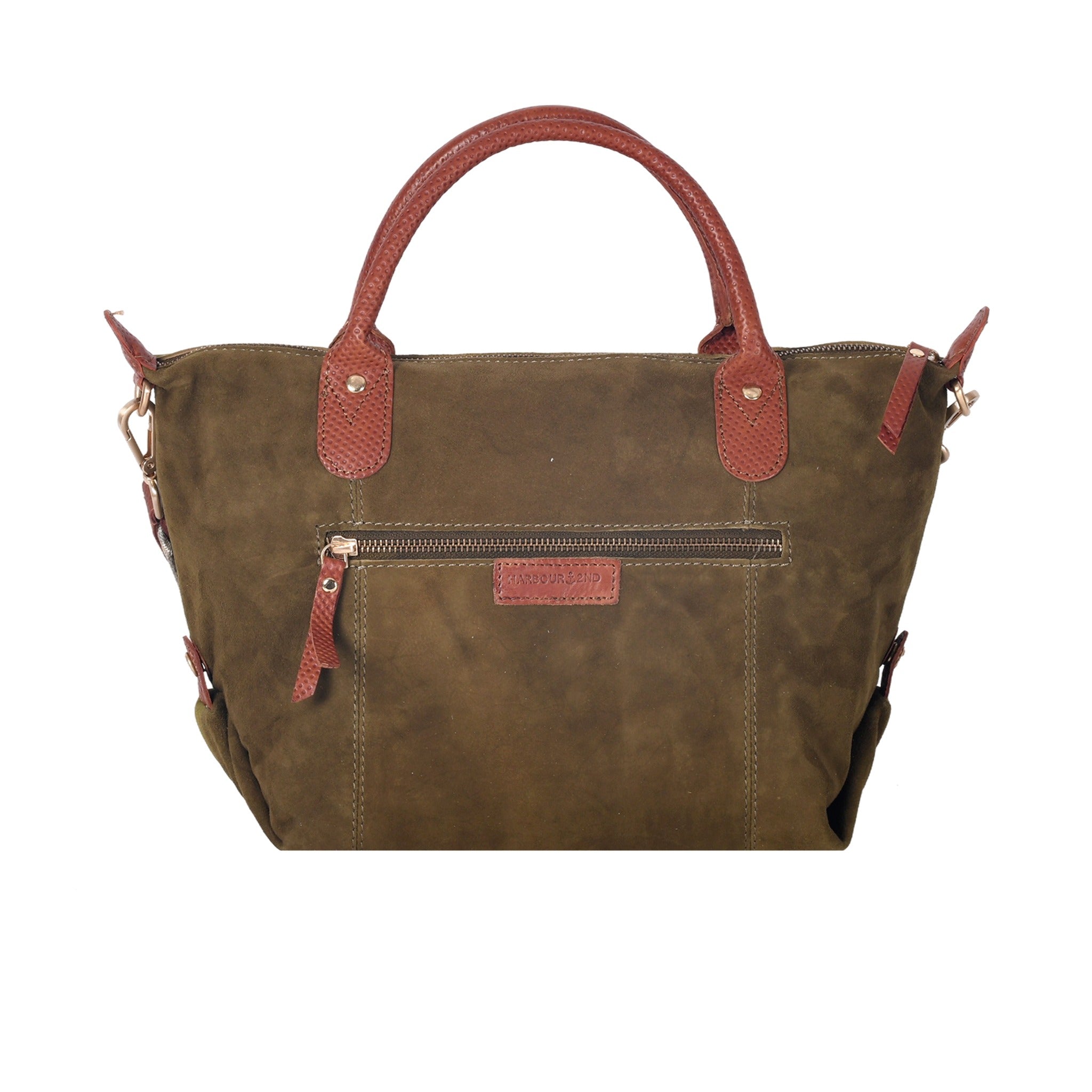 Hamled Kurzgrifftasche SOFIA M Velourleder