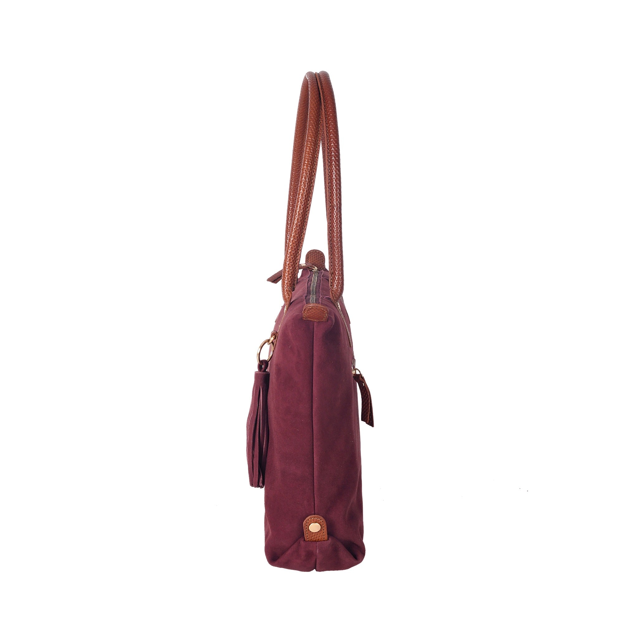 Hamled Shopper SOFIA L Velourleder