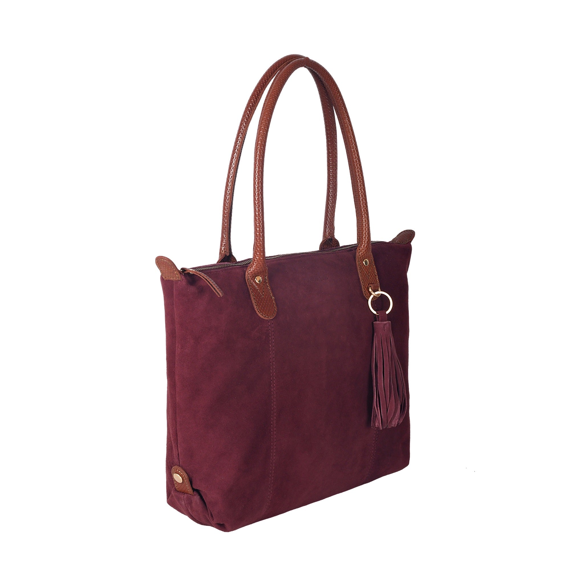 Hamled Shopper SOFIA L Velourleder