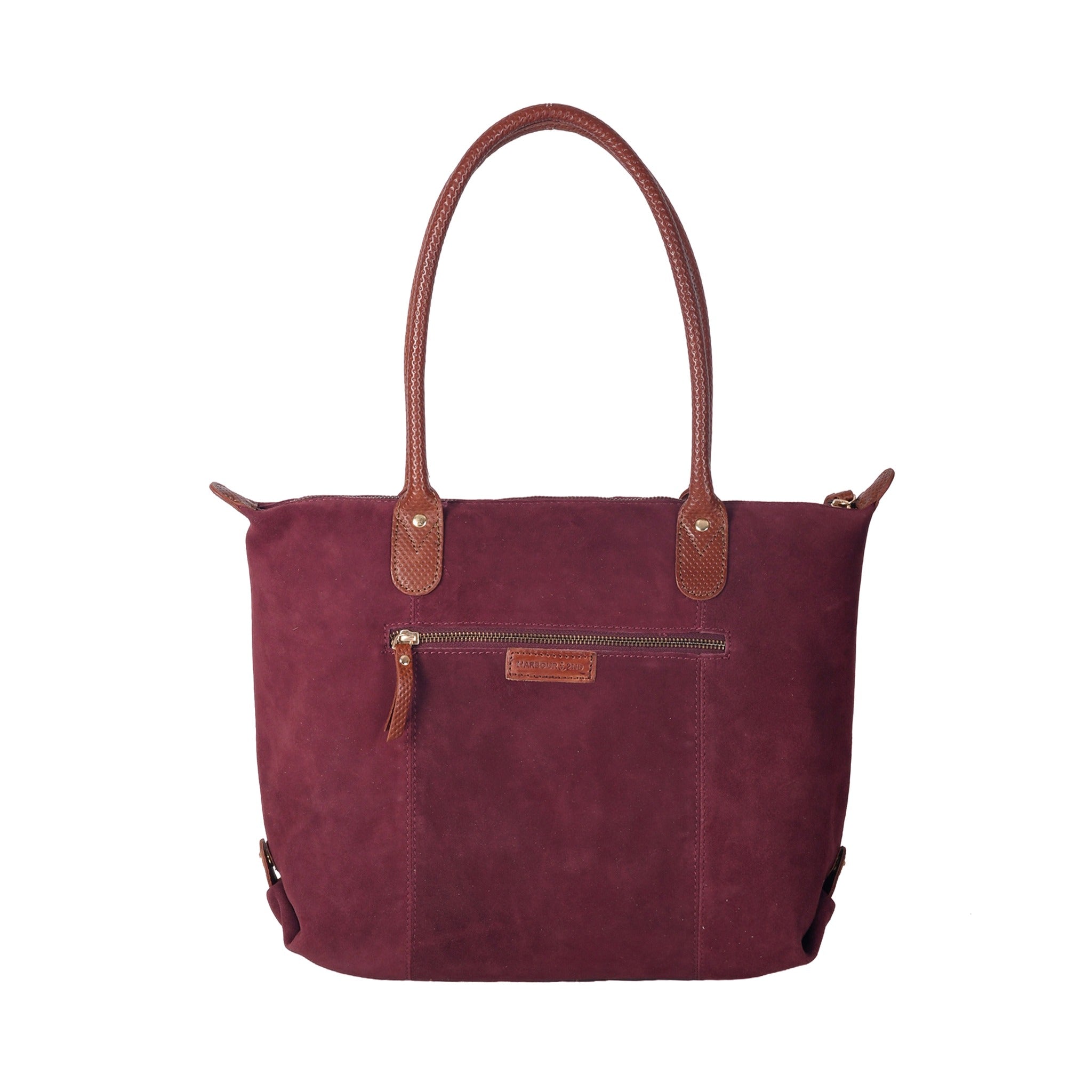 Hamled Shopper SOFIA L Velourleder