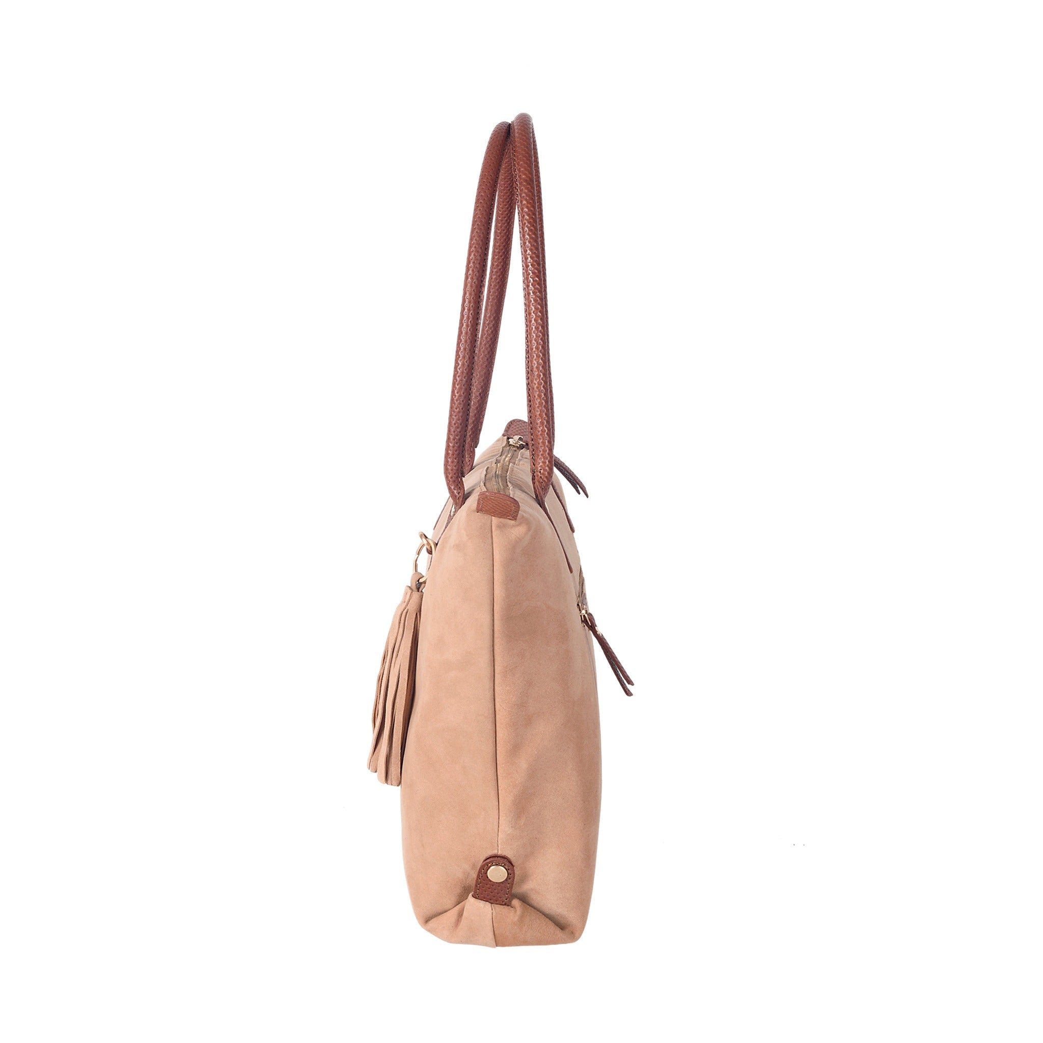 Hamled Shopper SOFIA L Velourleder