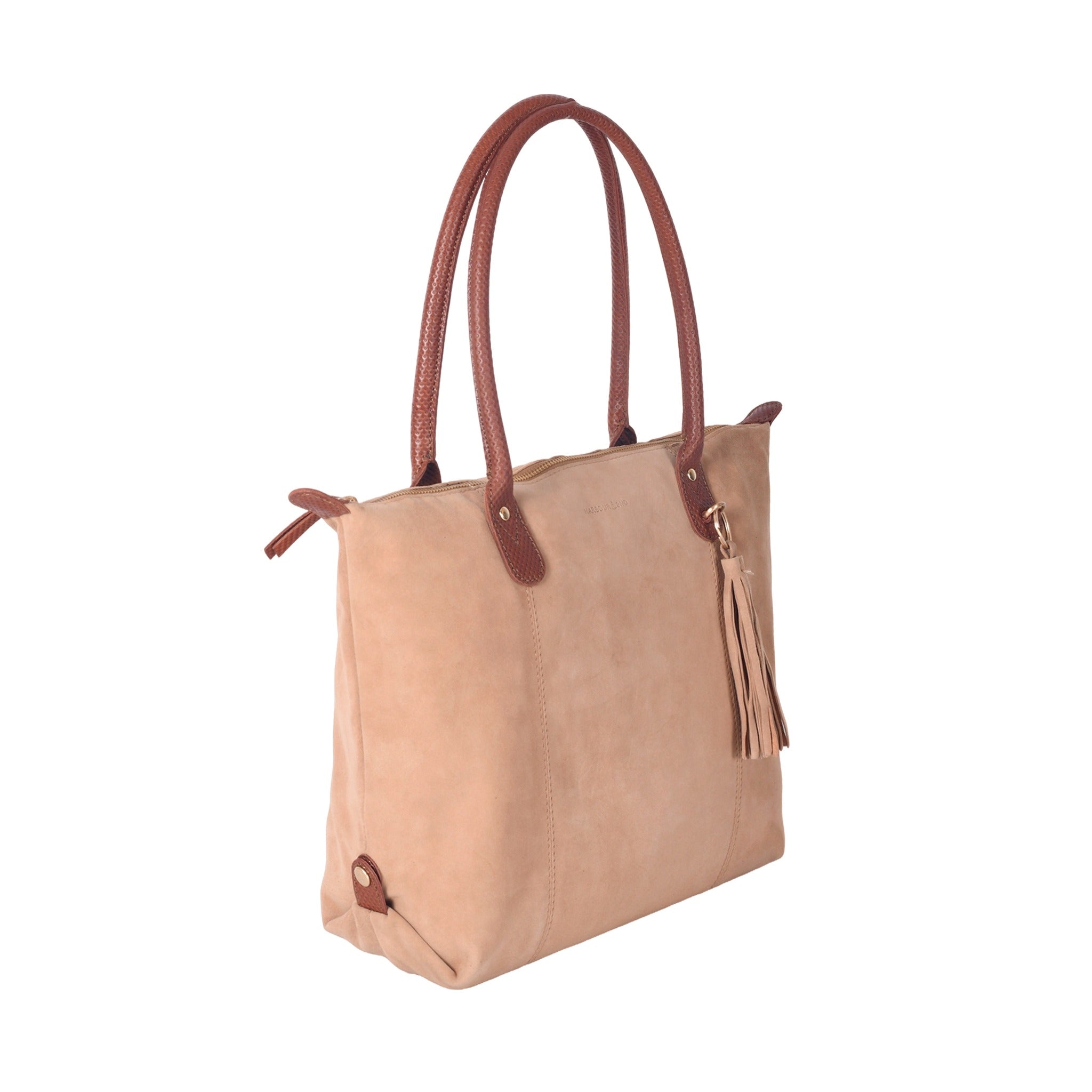 Hamled Shopper SOFIA L Velourleder