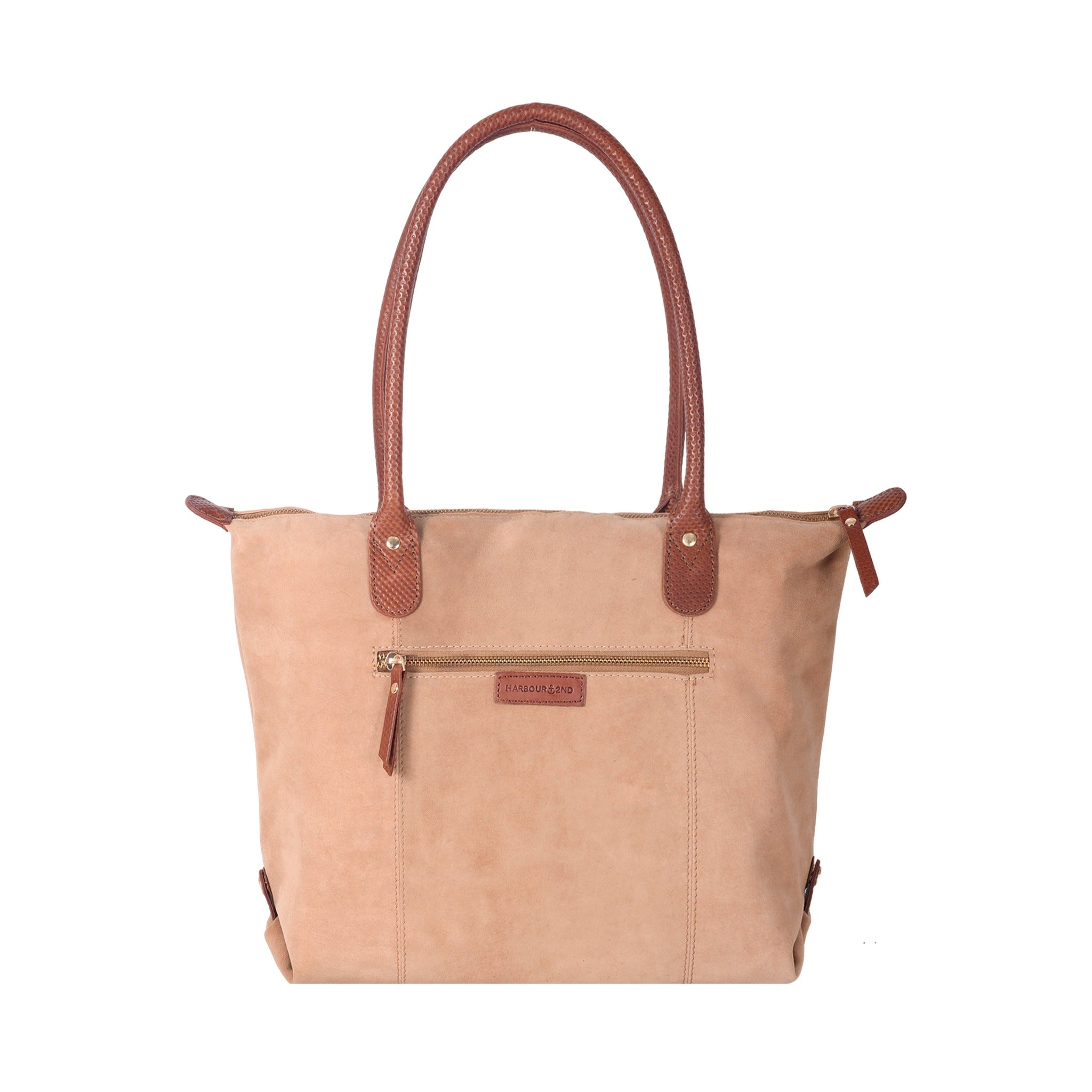 Hamled Shopper SOFIA L Velourleder