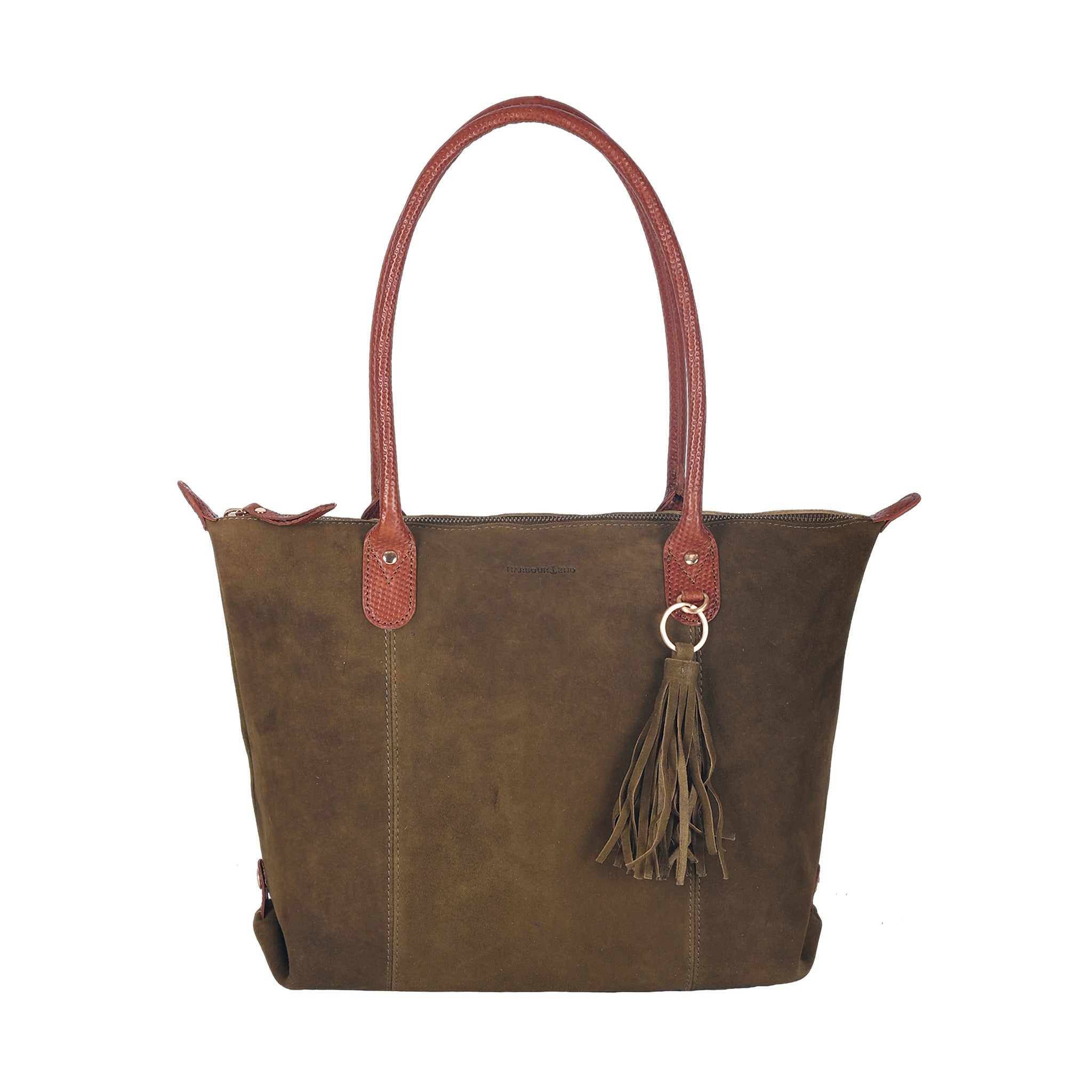 Hamled Shopper SOFIA L Velourleder