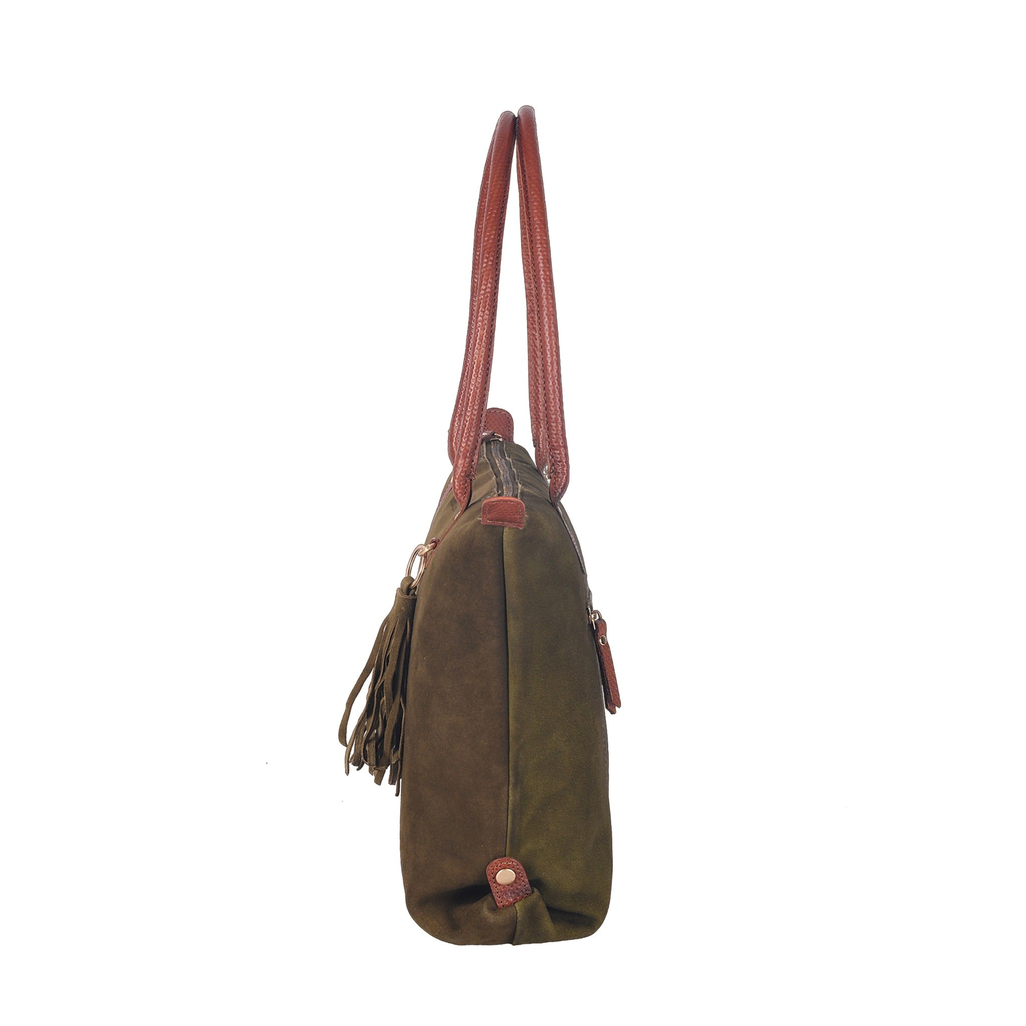 Hamled Shopper SOFIA L Velourleder