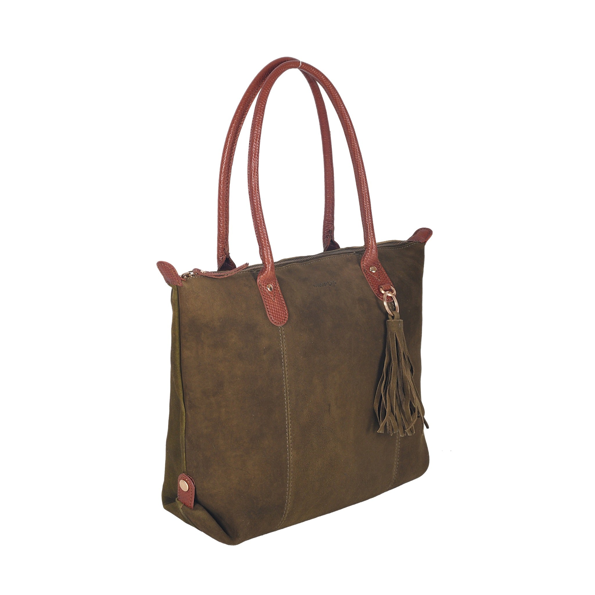 Hamled Shopper SOFIA L Velourleder