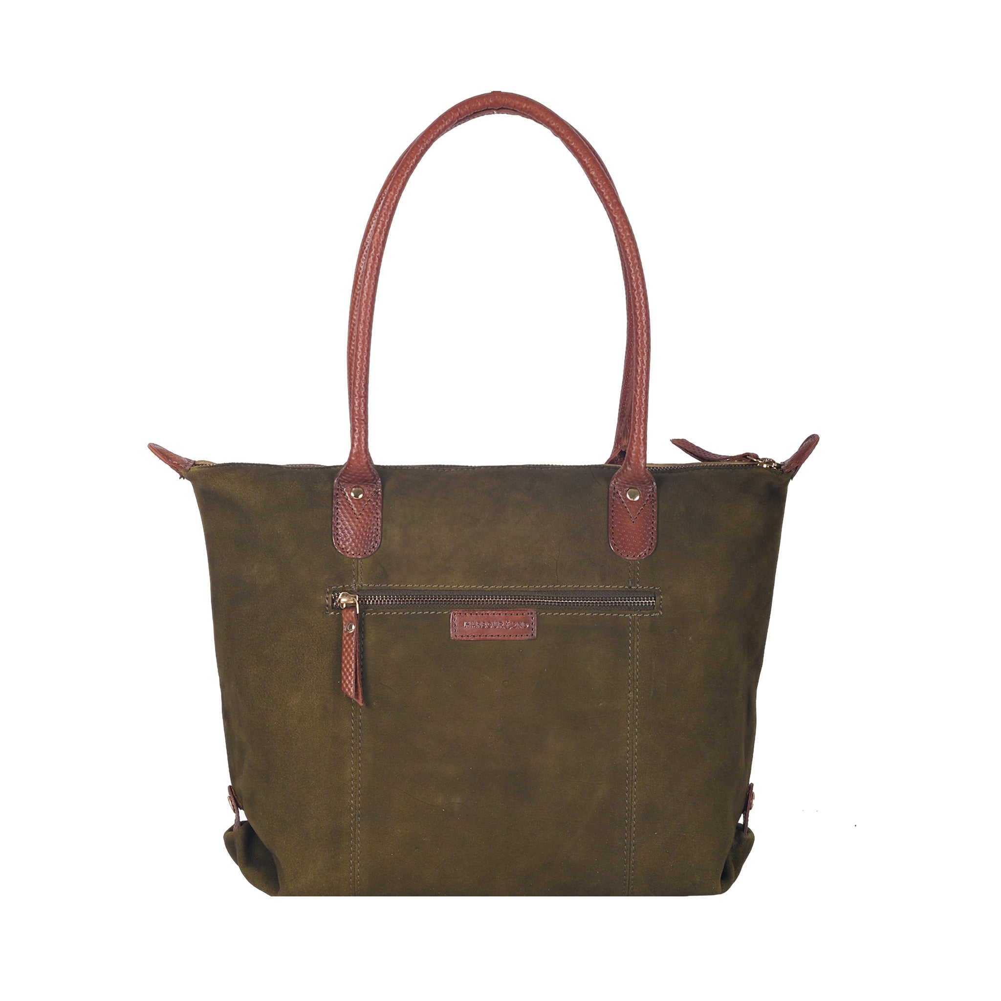 Hamled Shopper SOFIA L Velourleder