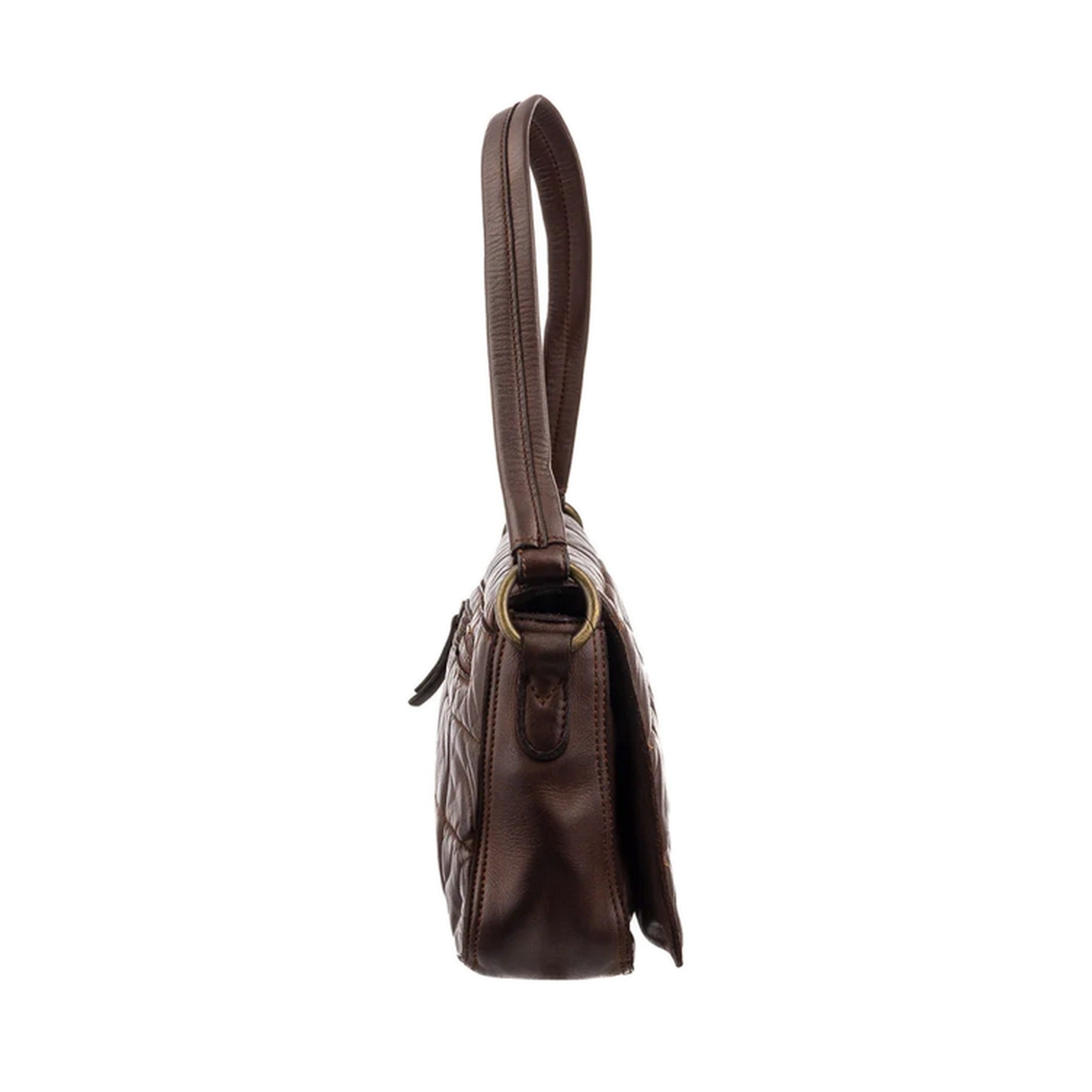 Harbour 2nd Überschlagtasche HATTY gesteppt brown