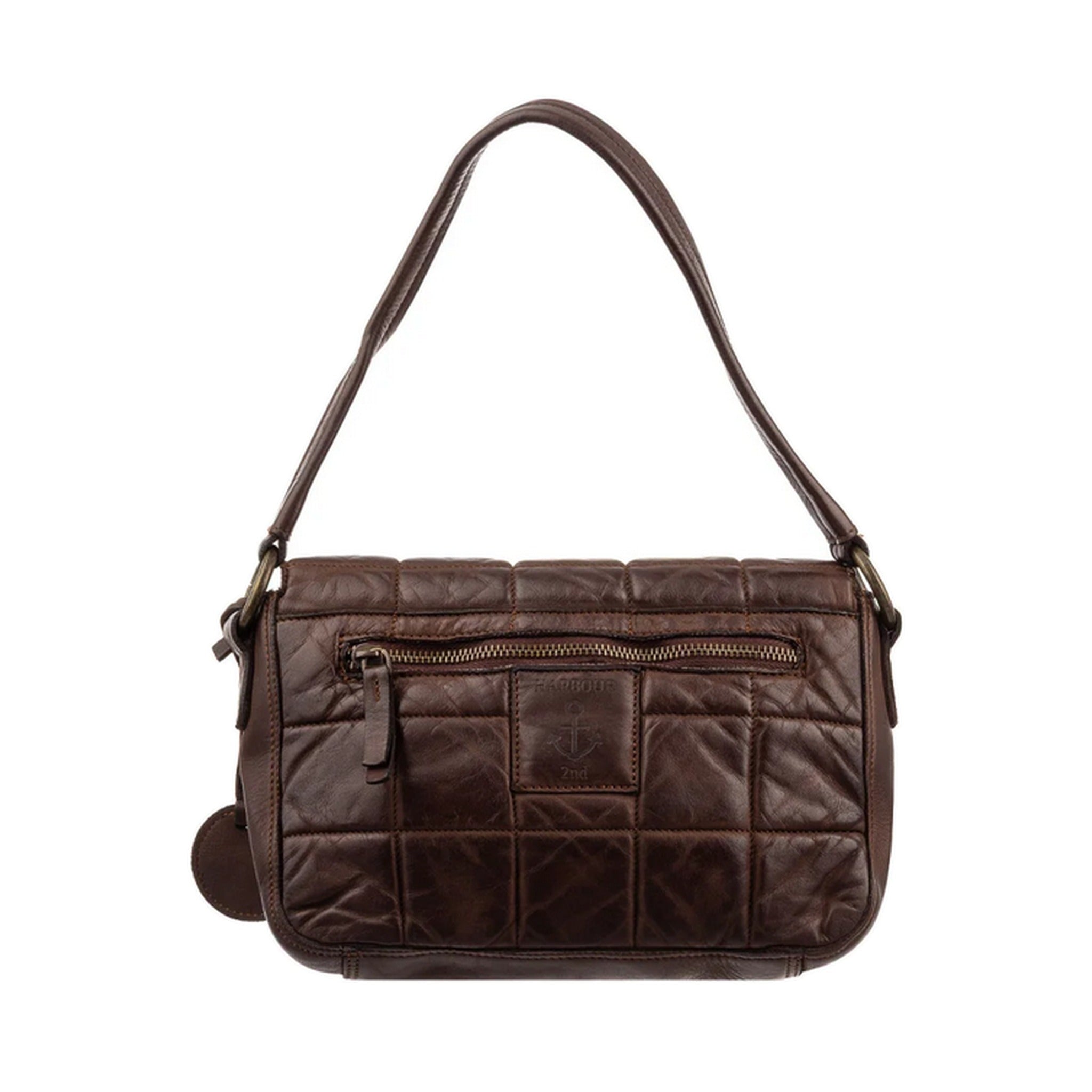 Harbour 2nd Überschlagtasche HATTY gesteppt brown