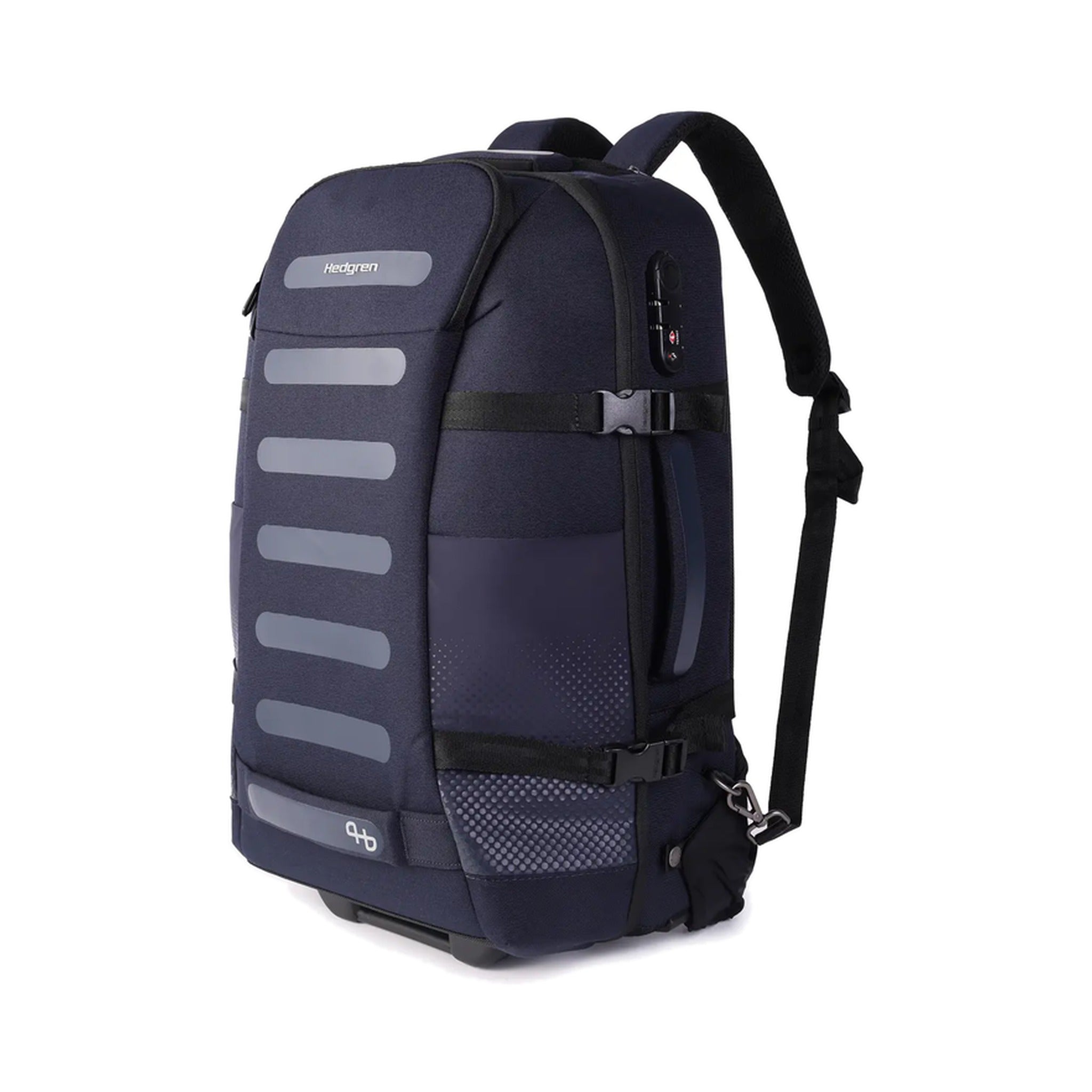 Hedgren MULTY - BACKPACK WITH WHEELS 55cm + RFID PEACOAT BLUE