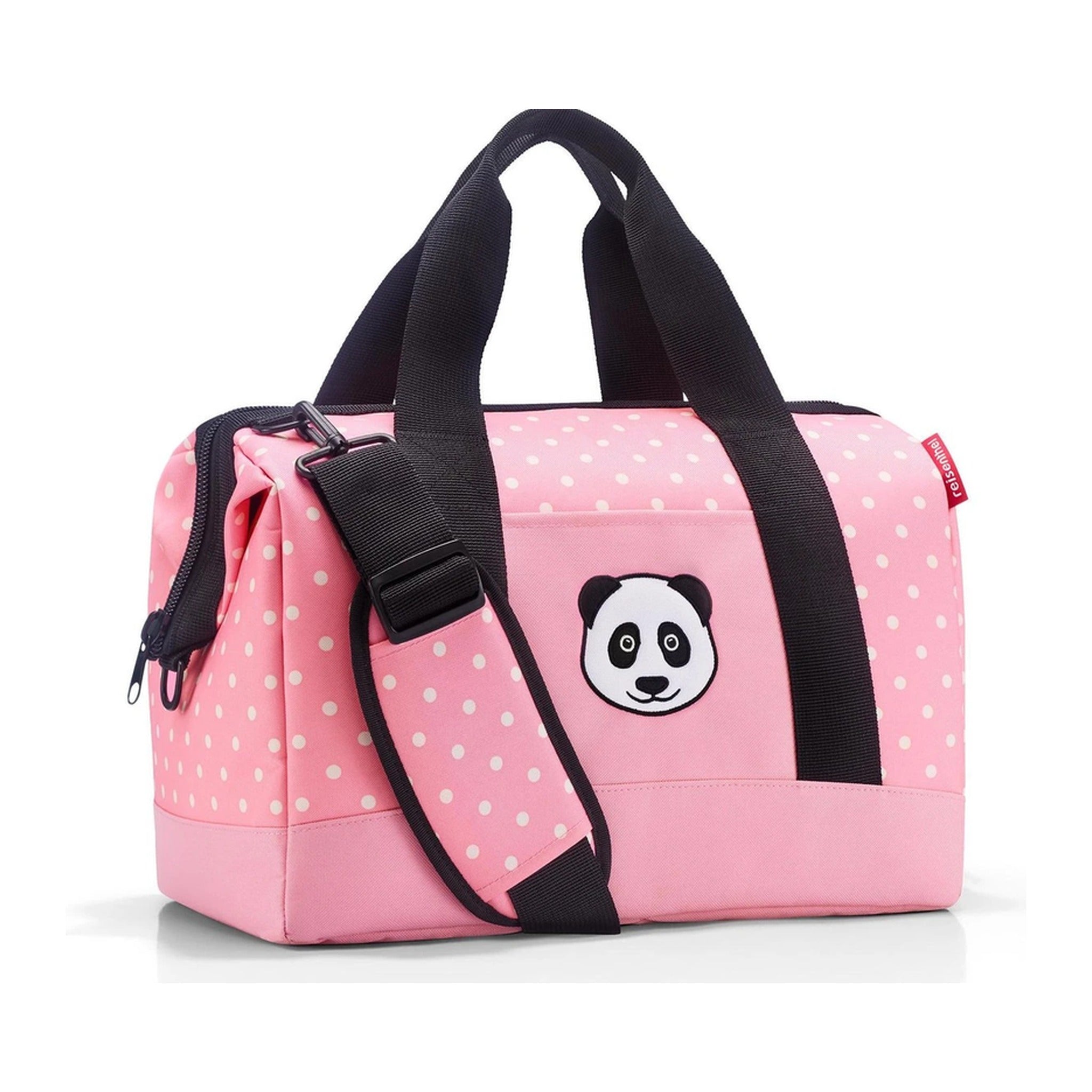 Reisenthel allrounder M  kids panda dots pink