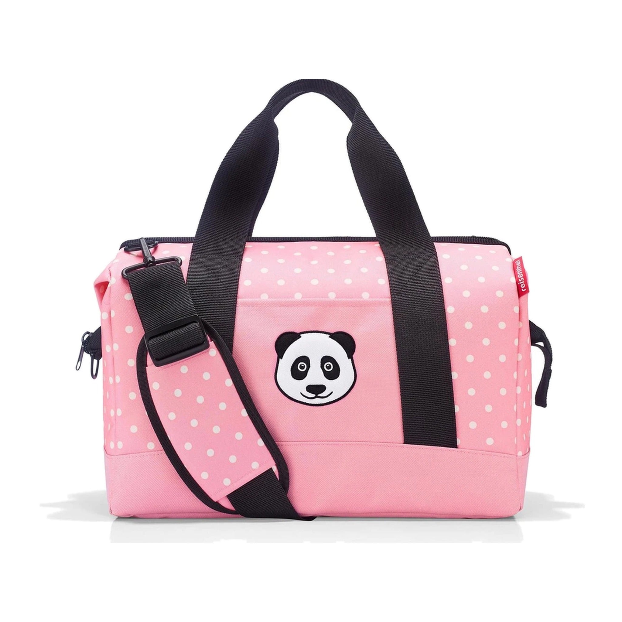 Reisenthel allrounder M  kids panda dots pink