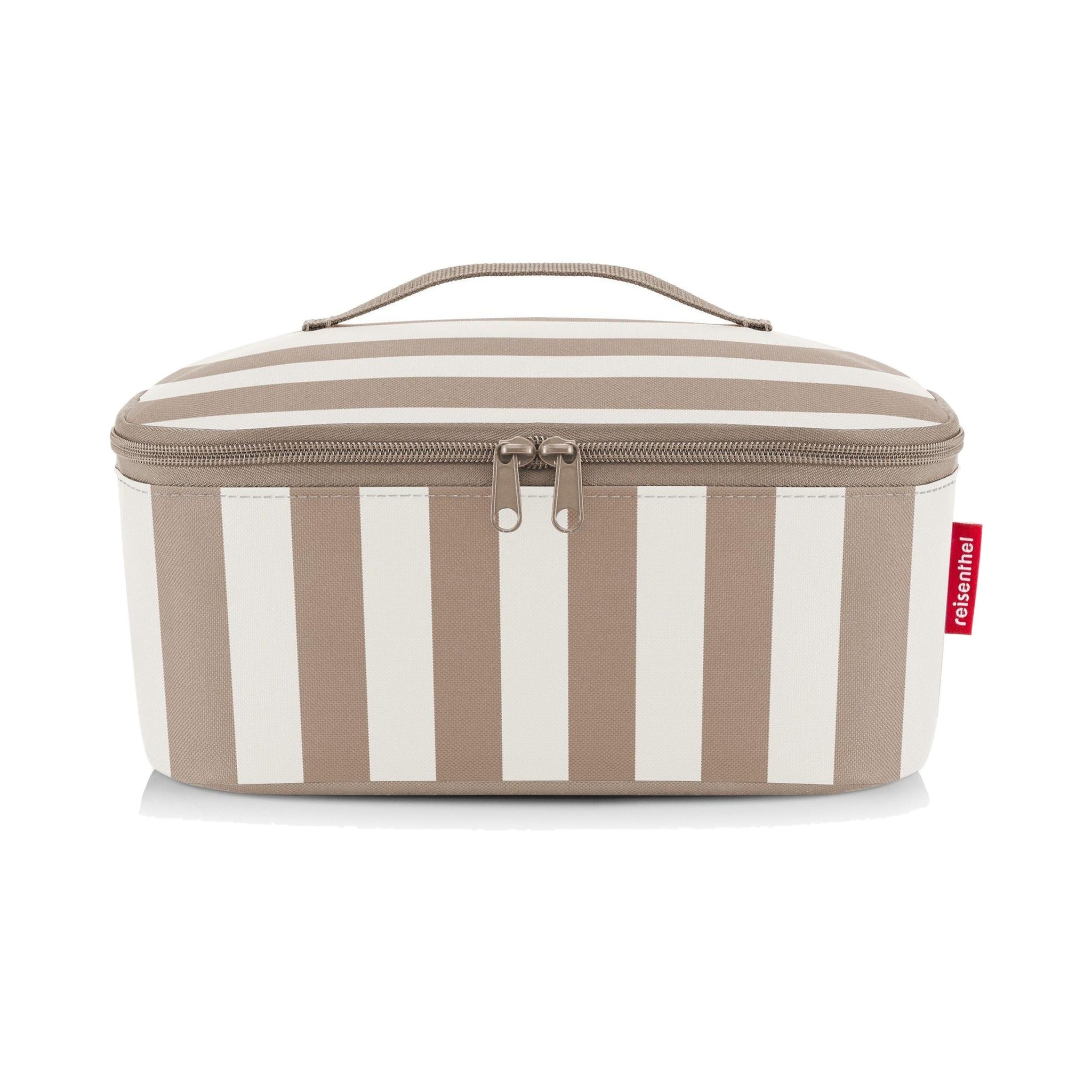 Reisenthel coolerbag M pocket summerstripes coffee