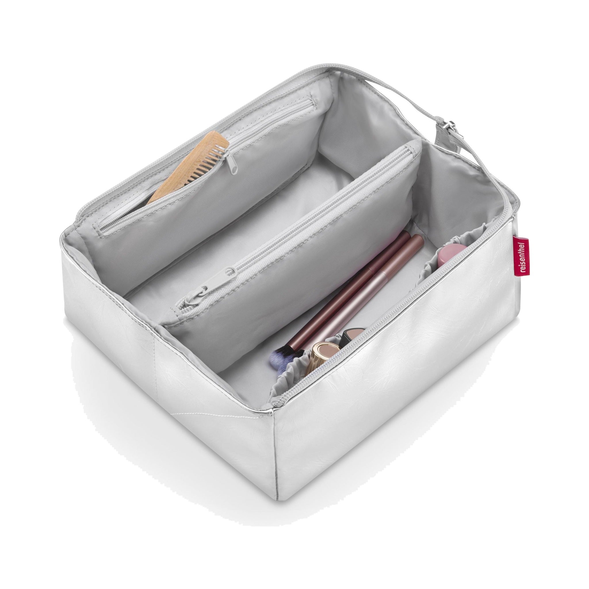 Reisenthel fold case silver crackle