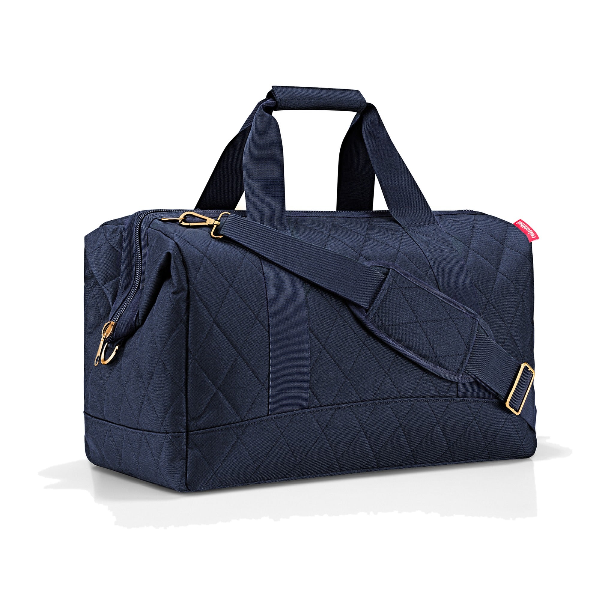 Reisenthel allrounder L rhombus midnight gold