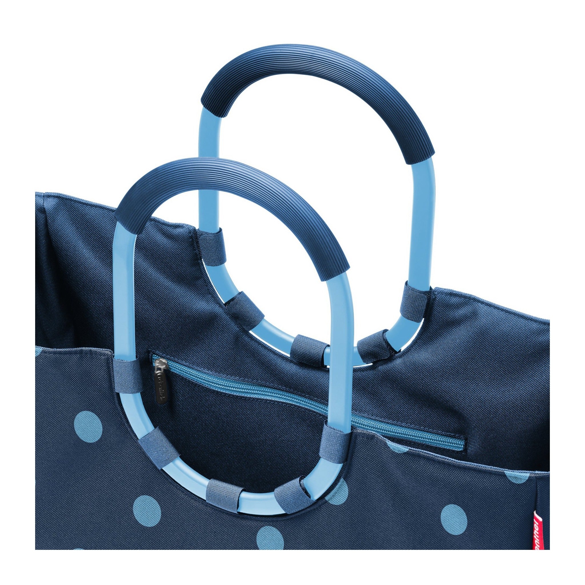 Reisenthel loopshopper L frame mixed dots blue