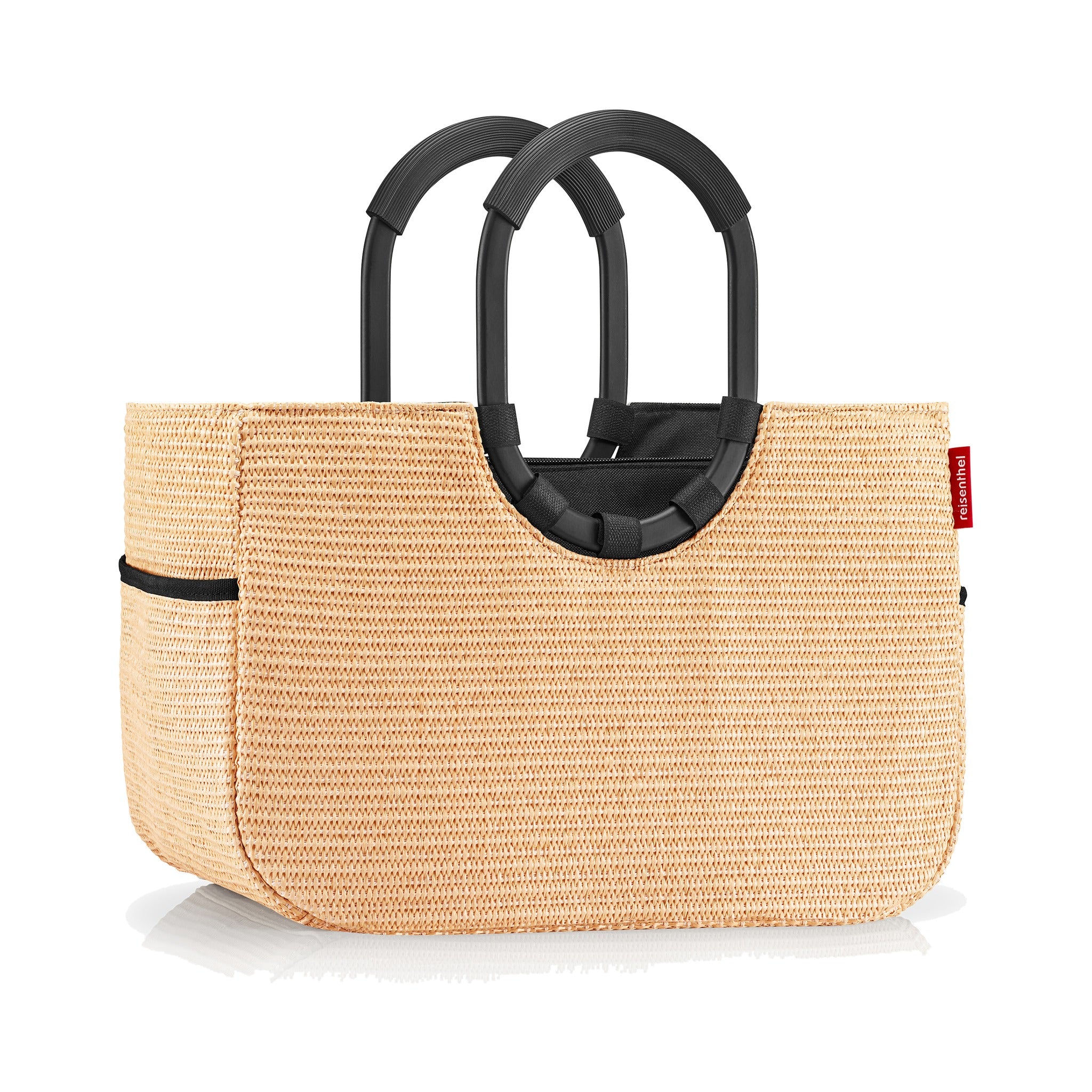 Reisenthel loopshopper M frame raffia black