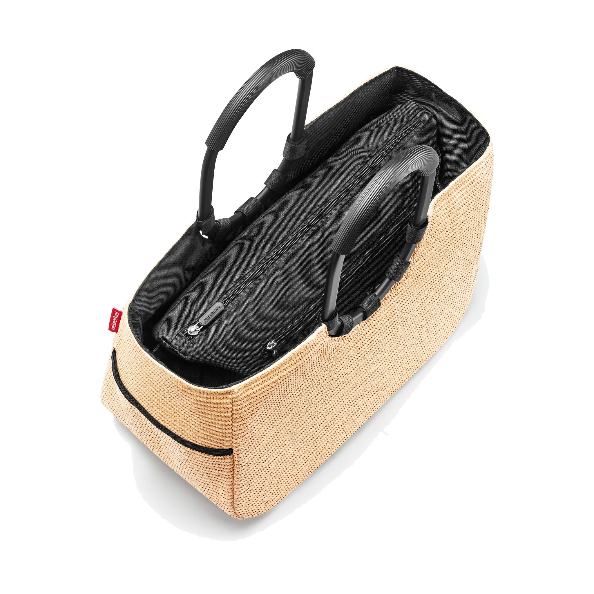 Reisenthel loopshopper M frame raffia black