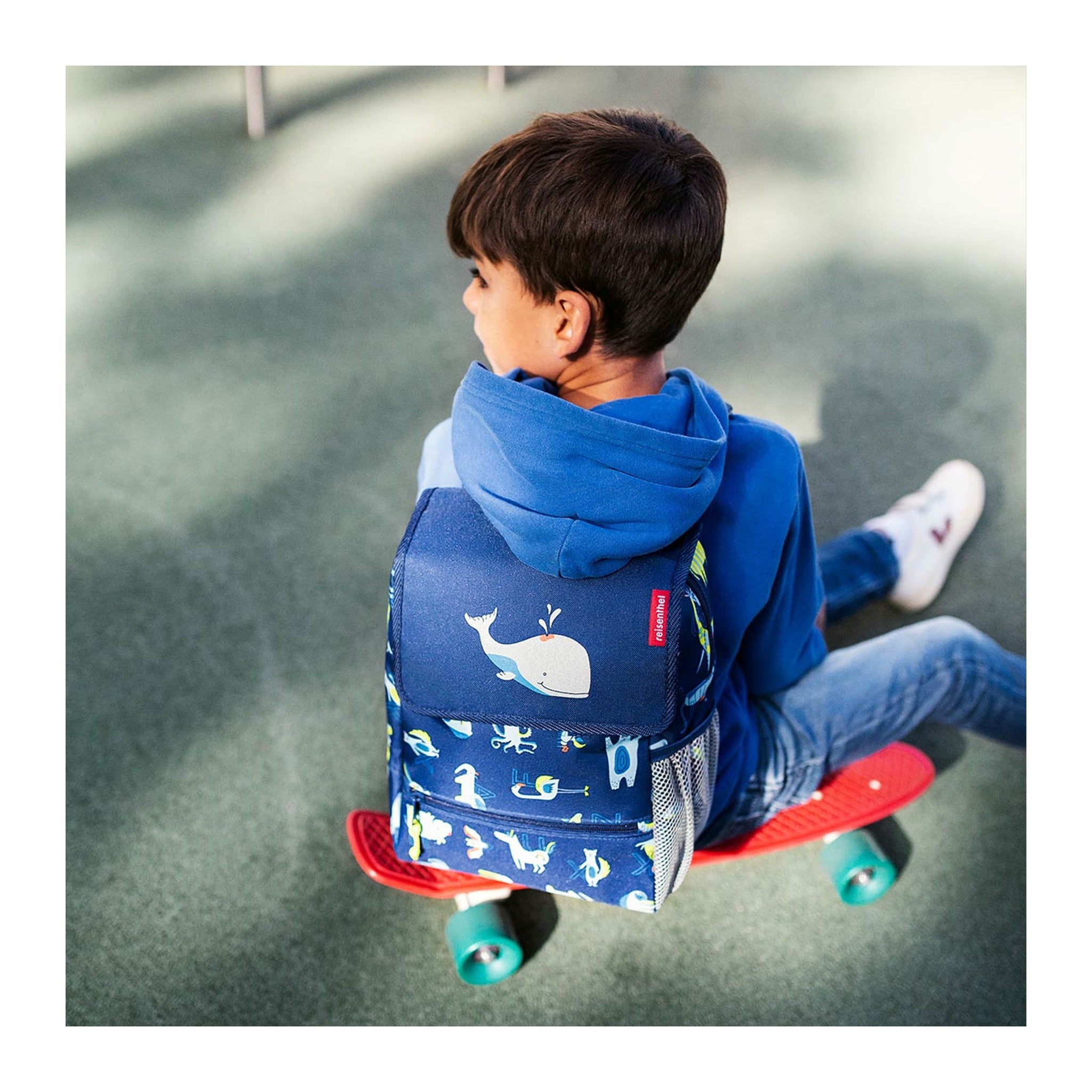 Reisenthel backpack kids abc friends blue